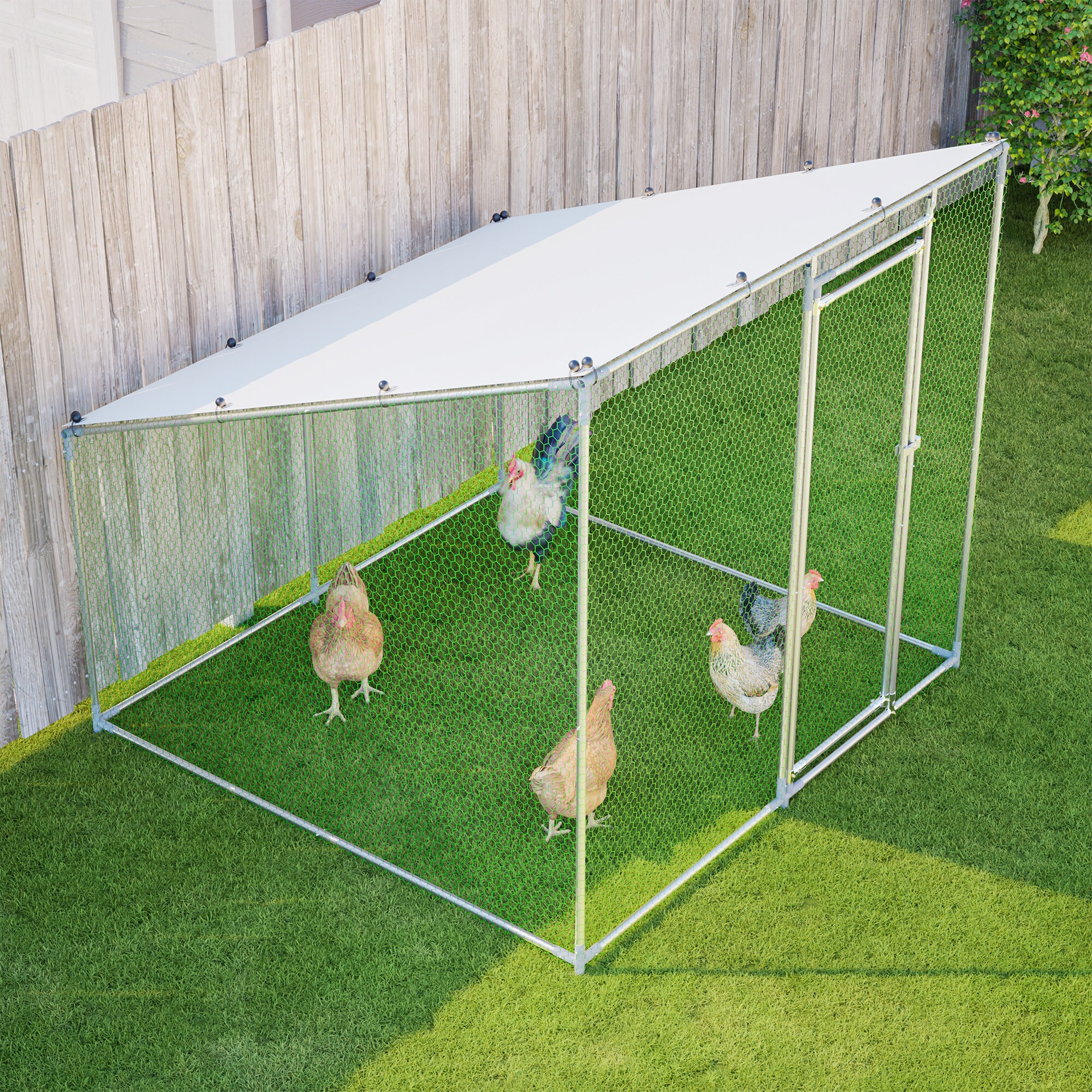 Kahomvis PET2-QPCX-01 Chicken-Coops-Rabbit-Hutches - View #2