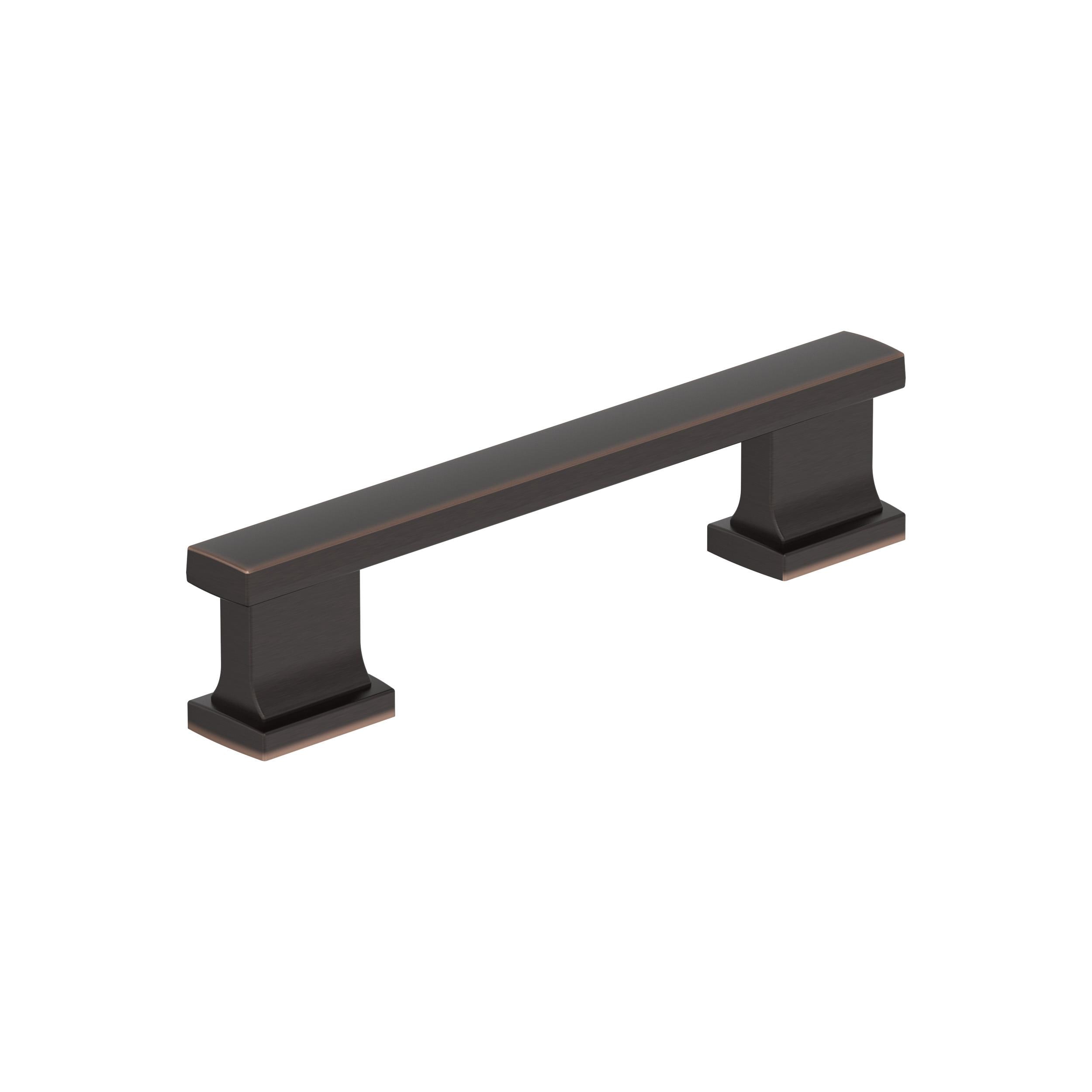 Amerock 25VMP37091ORB Triomphe 3-3/4-in , 96mm Center to Center Oil-Rubbed Bronze Rectangular Bar 25 -Pack