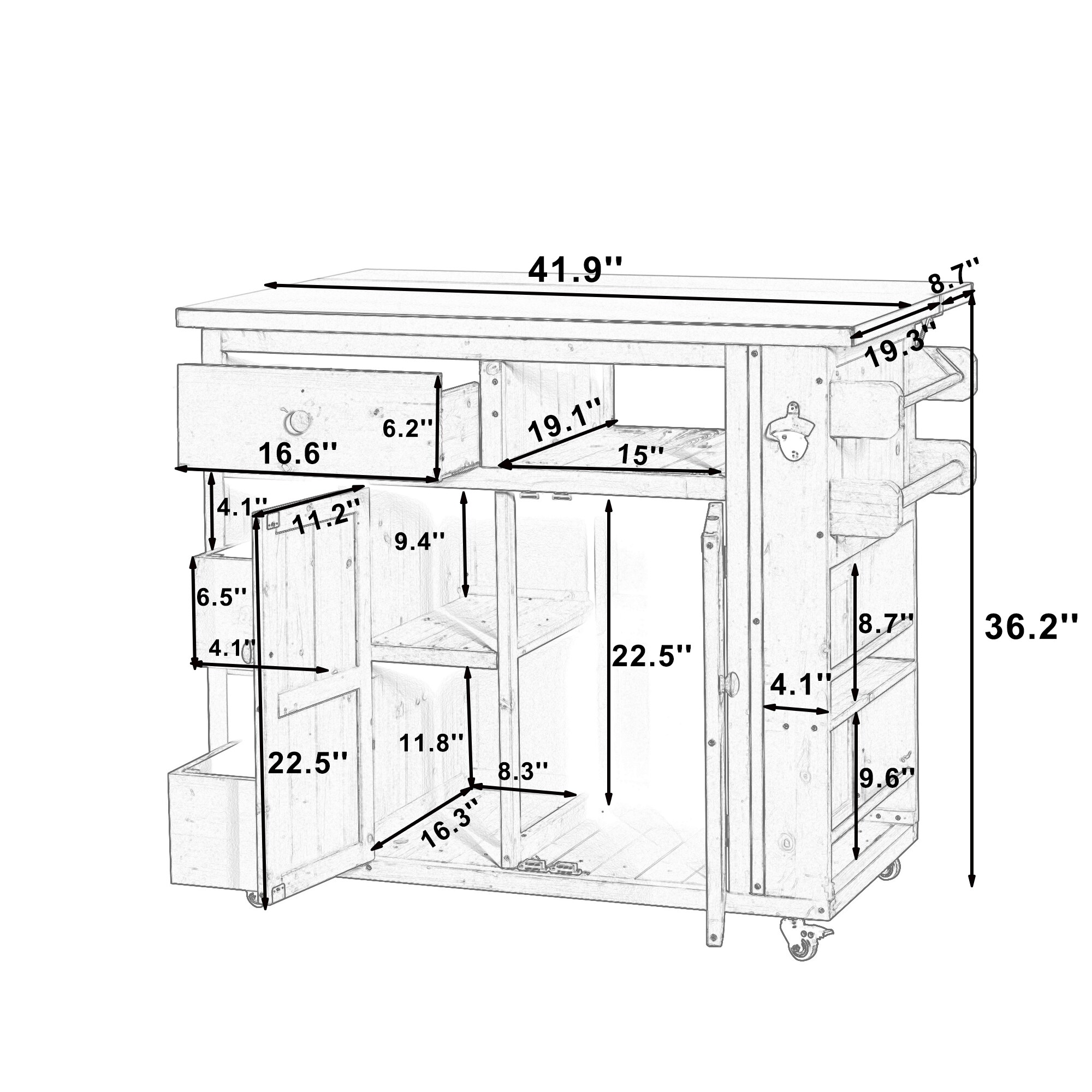 WOQWOQ D-PKIC-15 Kitchen-Furniture - View #5