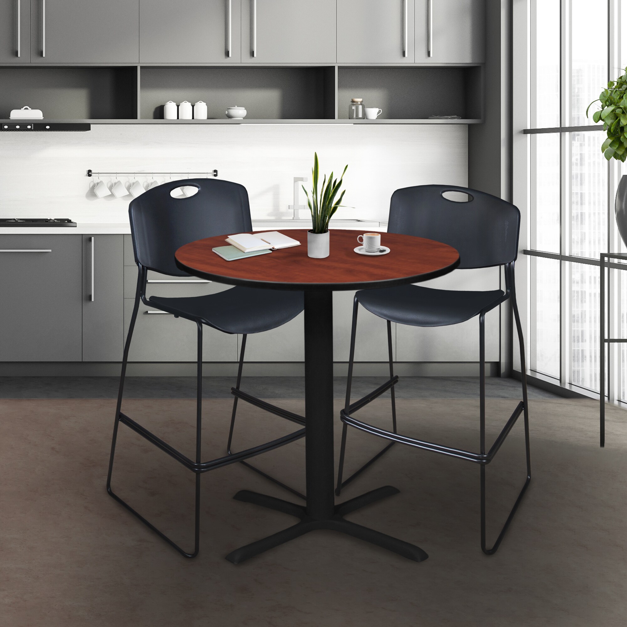Regency TCB30RNDCH4495BK Office-Tables - View #8