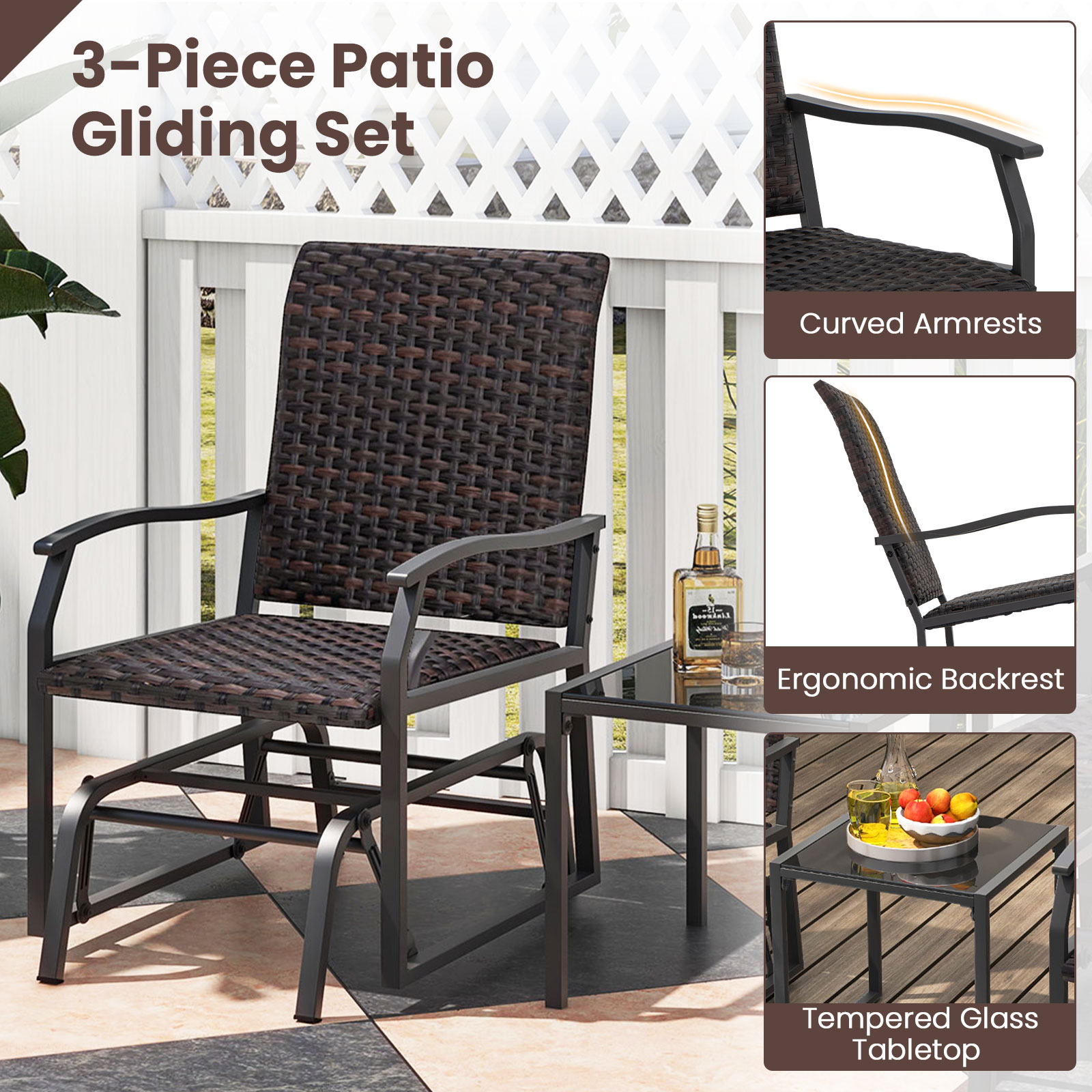 Volenca VOL-HW9QJU Patio-Conversation-Sets - View #7