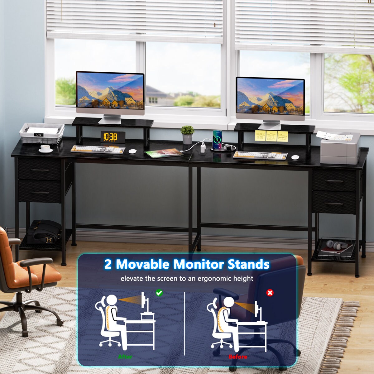 Furologee CD-026V1-C-59-1-B desks - View #7