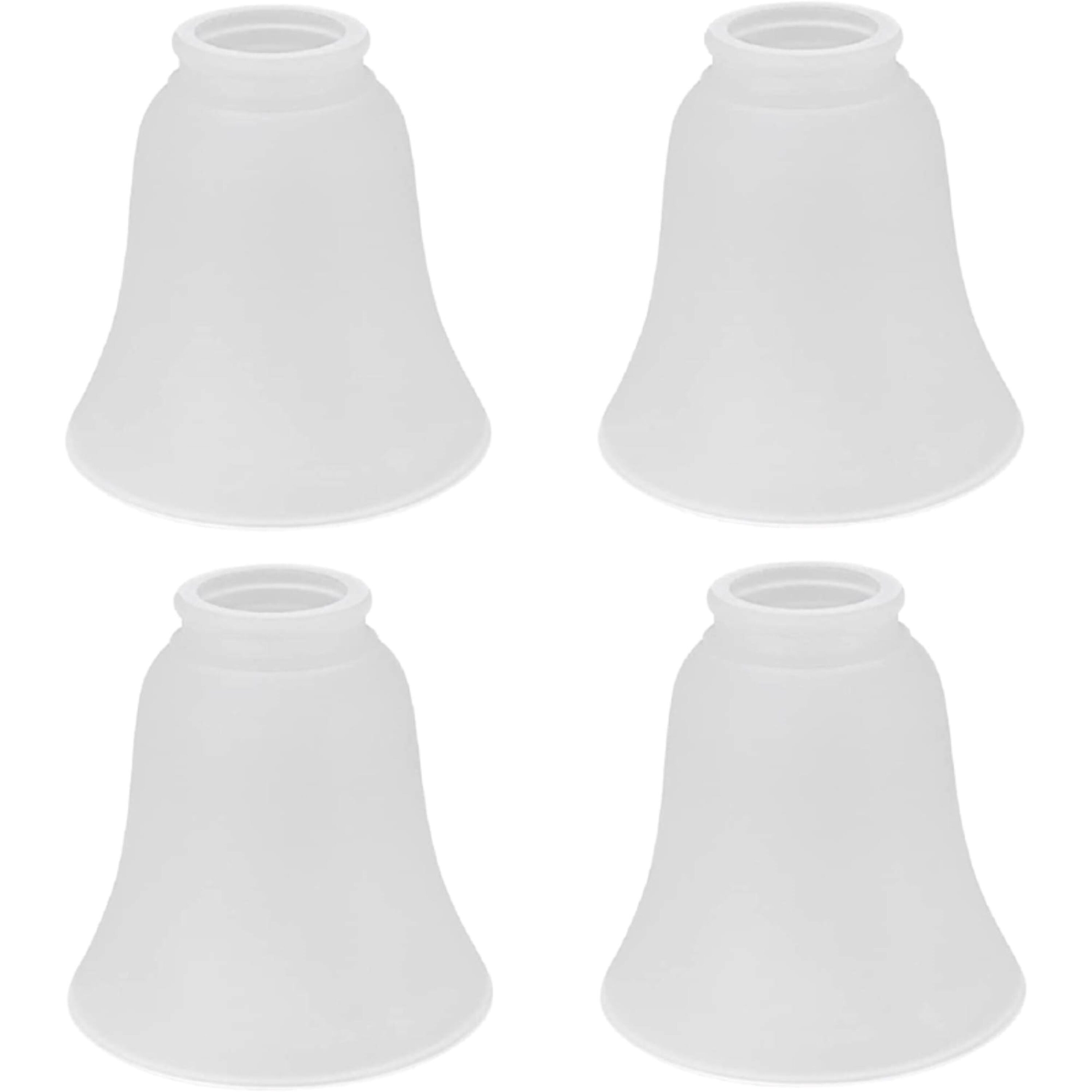 Aspen Creative Corporation 4.75-in x 4.875-in Bell Frosted Clear Glass ...