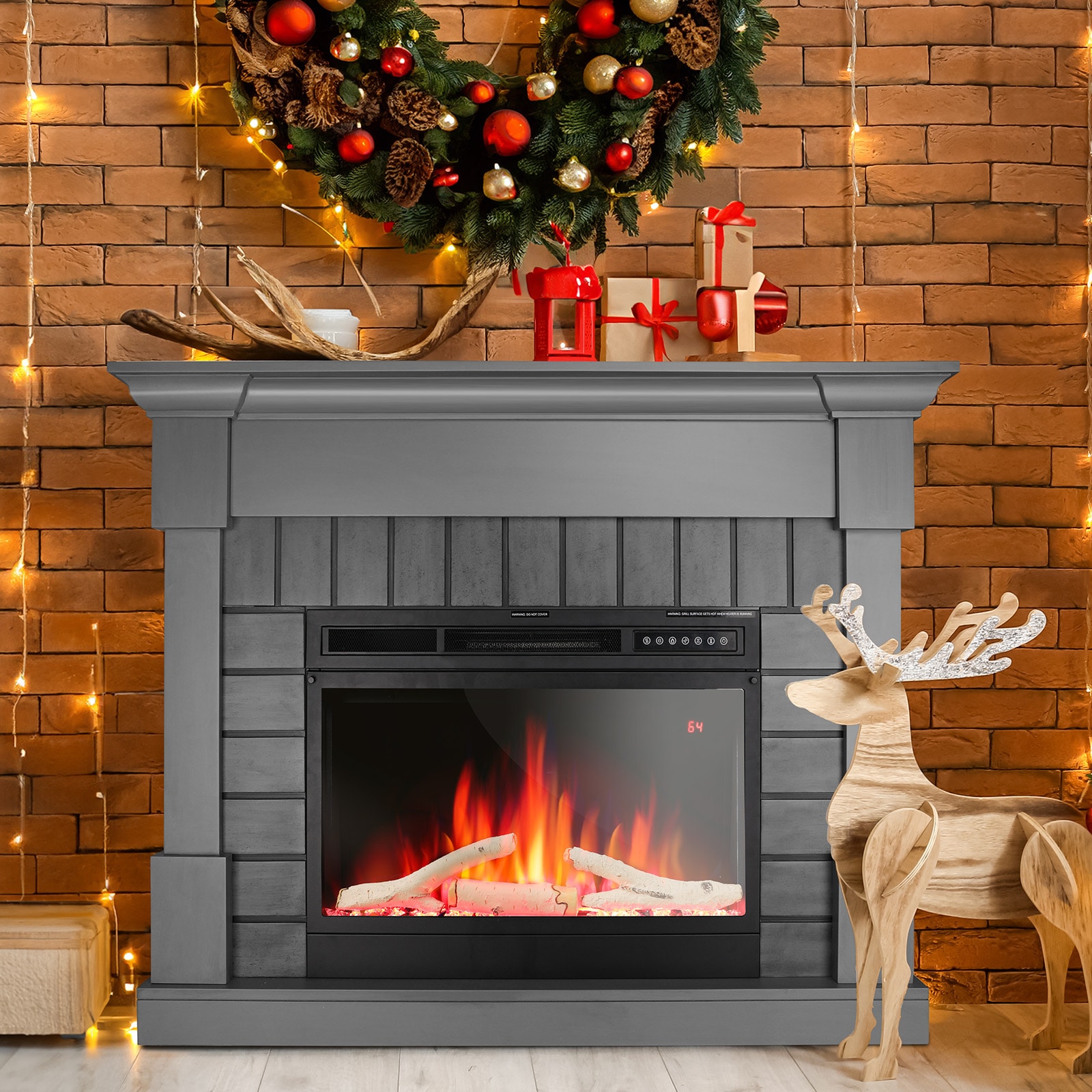 COWSAR LSM0128G Electric-Fireplaces - View #16