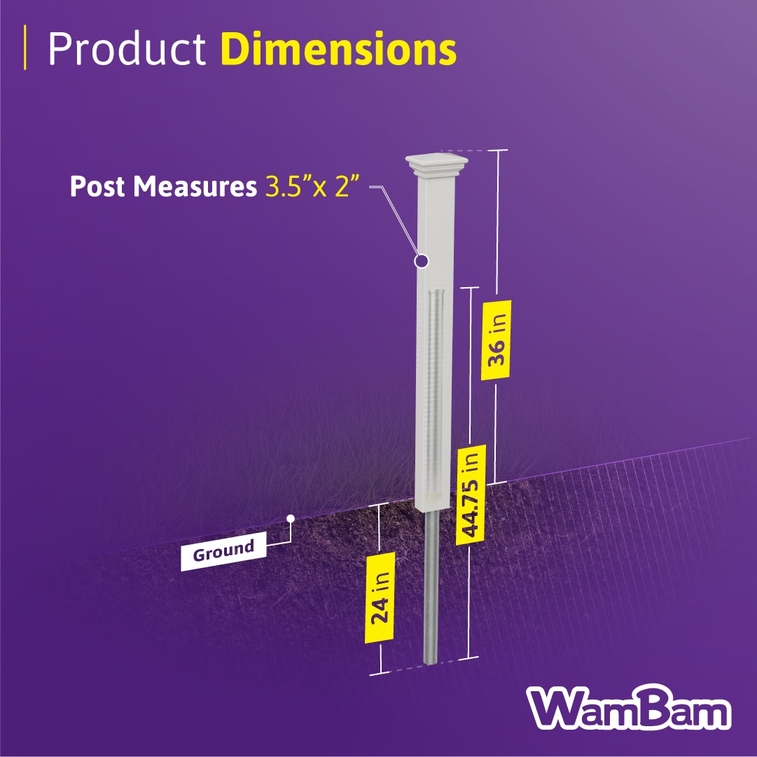 WamBam Fence ZP19003 Vinyl-Fence-Panels - View #7