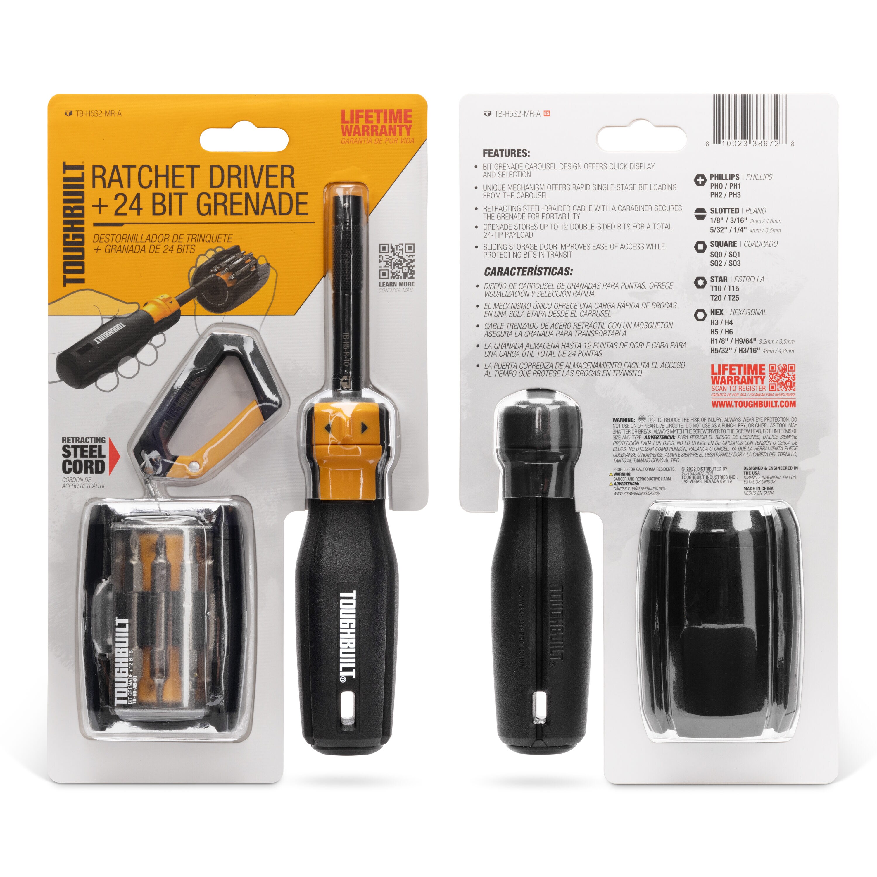 TOUGHBUILT TB-H5S2-MR-A Screwdrivers-Individual - View #8
