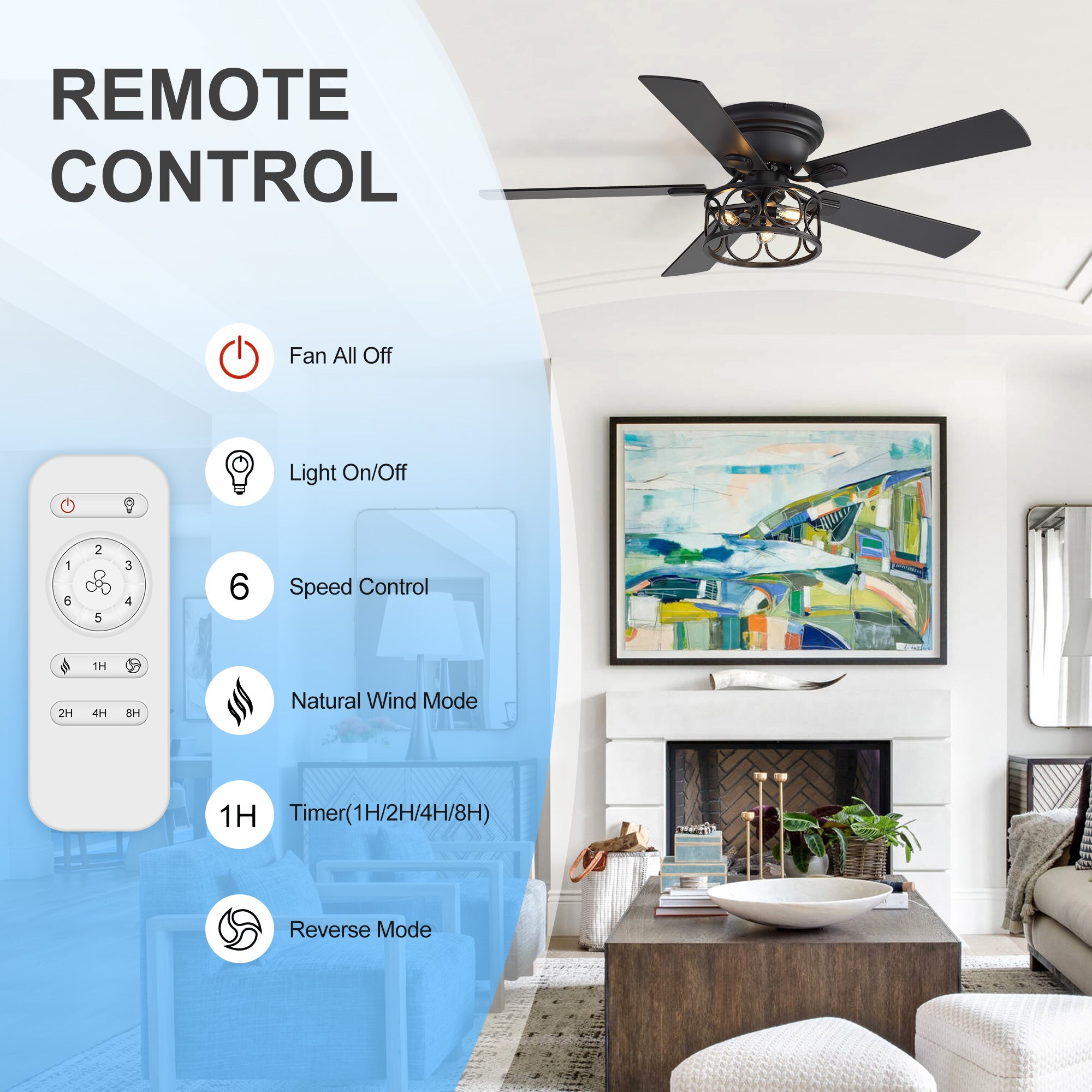 Airsurfer AS-40016-BK Ceiling-Fans - View #6