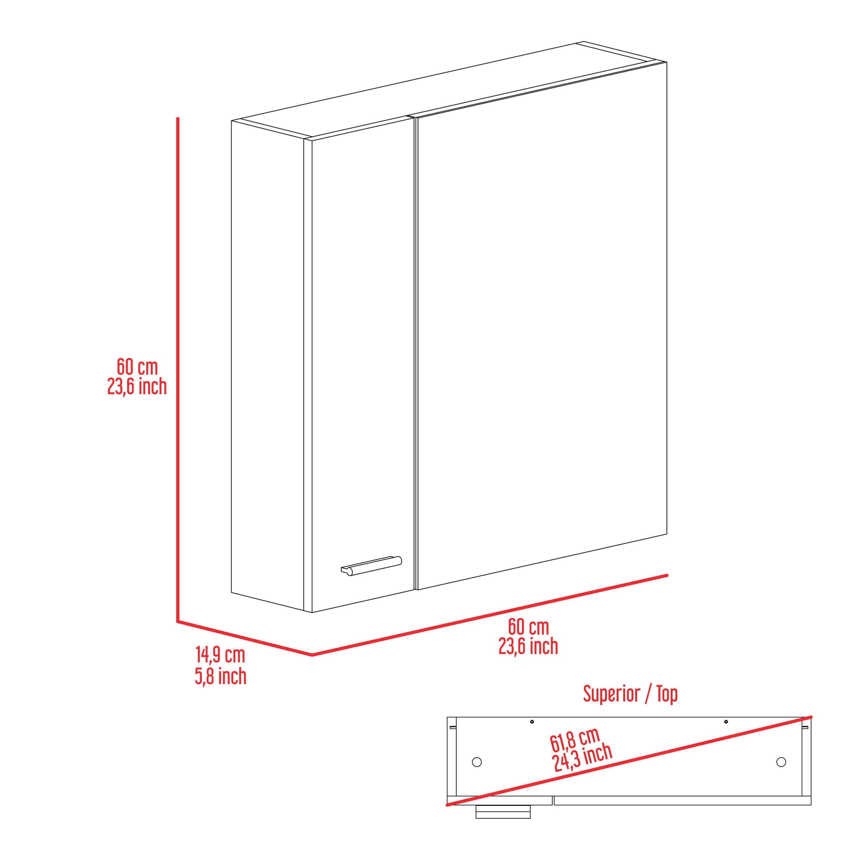 Forclover HBV-B062226 Bathroom-Medicine-Cabinets - View #5