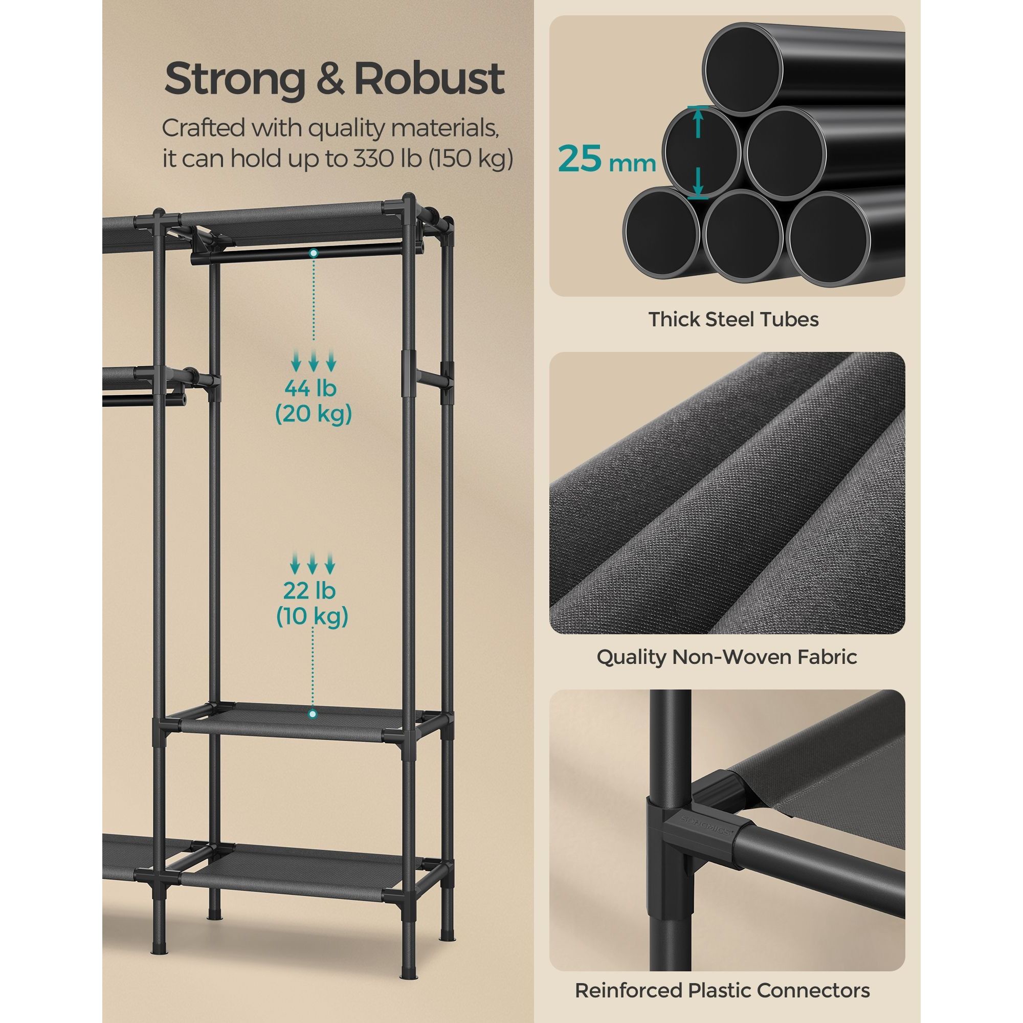 Slickblue D-SM-10B112RDRU Garment-Racks - View #4