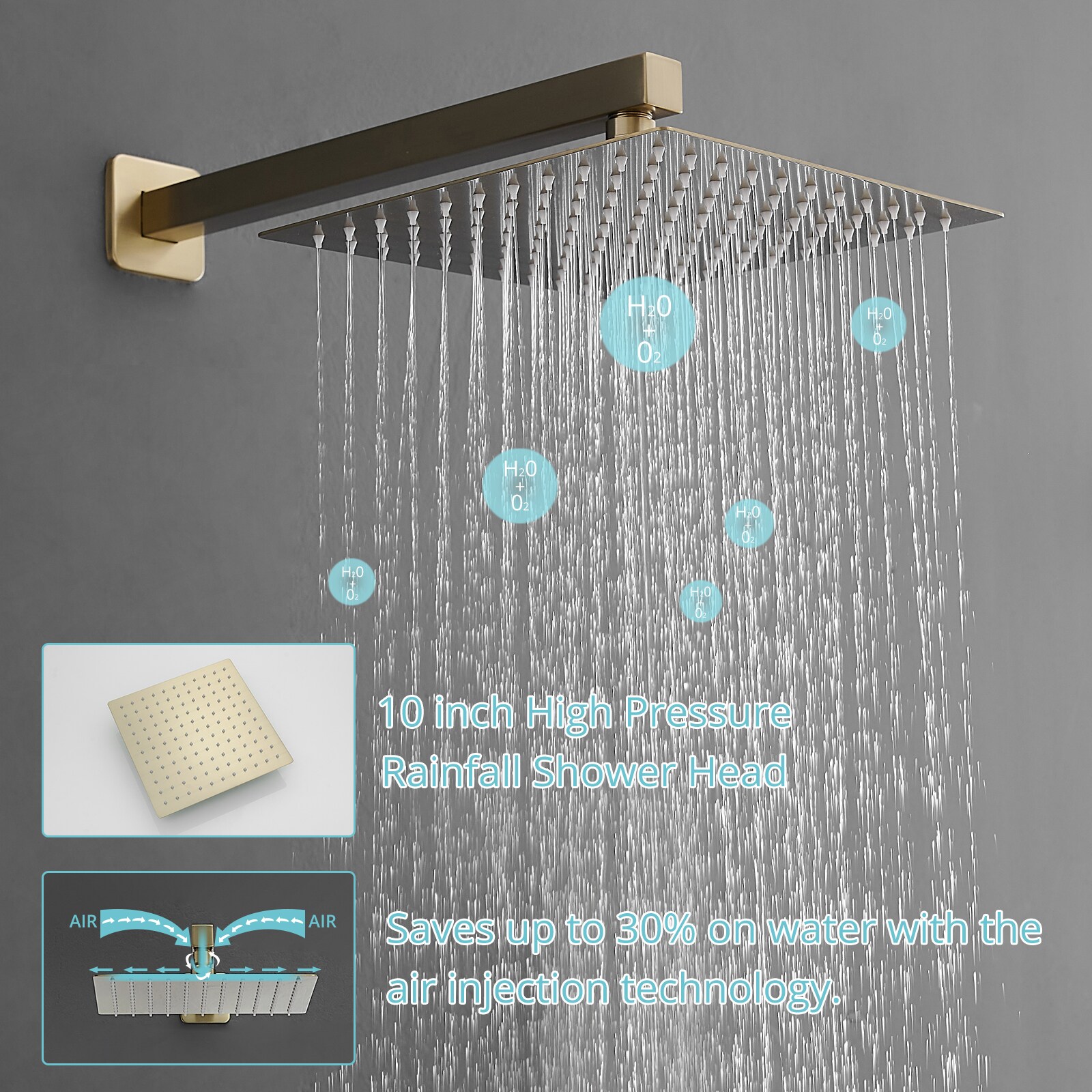 Fapully FA-B-3003NG-12 Showerhead-Bar-Panels - View #5