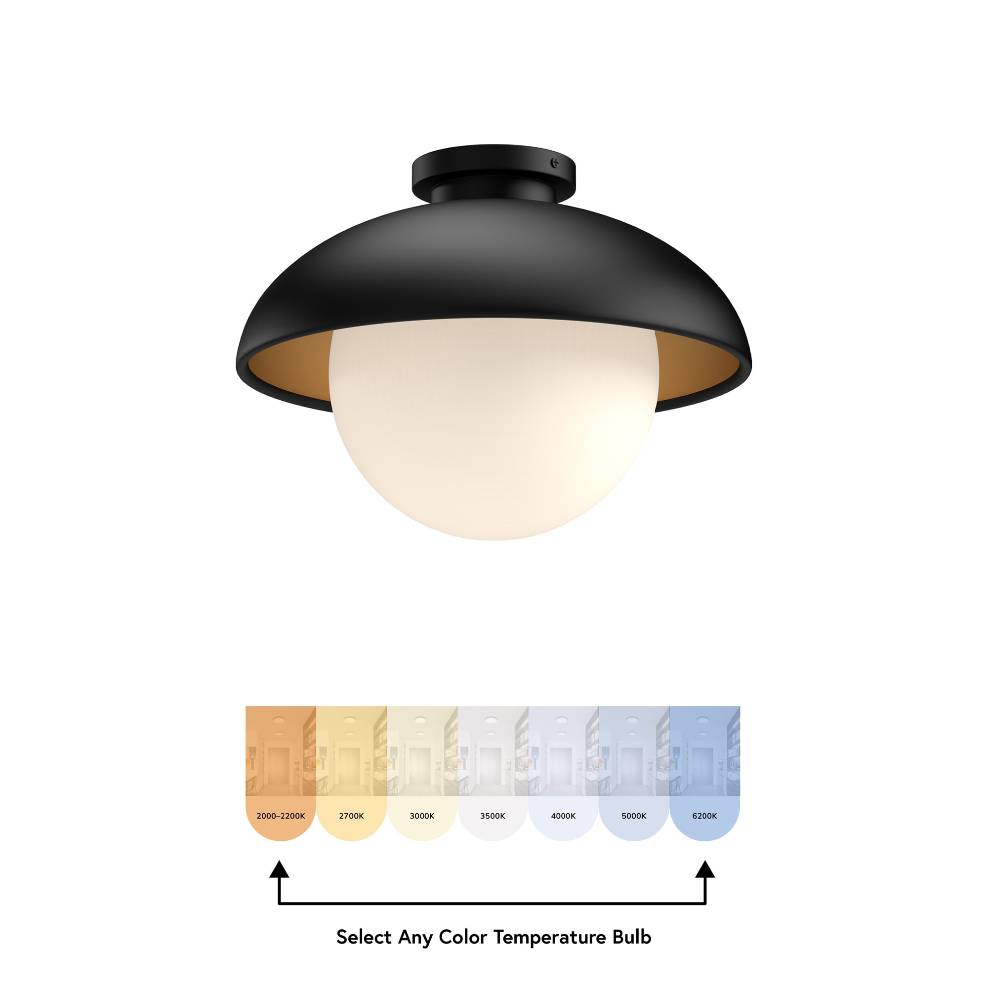 Kuzco Lighting FM522012MBOP flushmounts - View #3