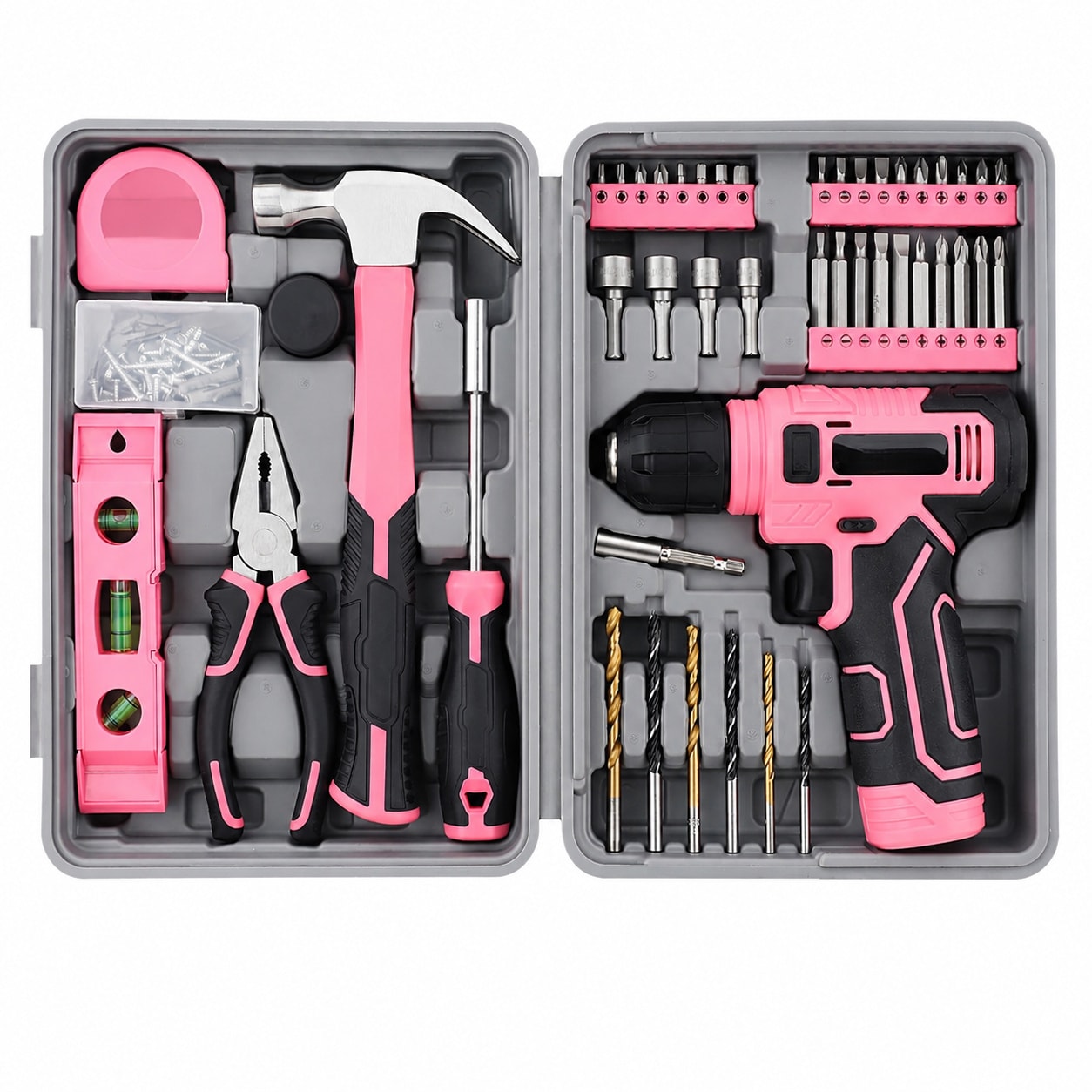Avid Power Cordless Drill Driver Starter Tool Kit For Household DIY Repairs