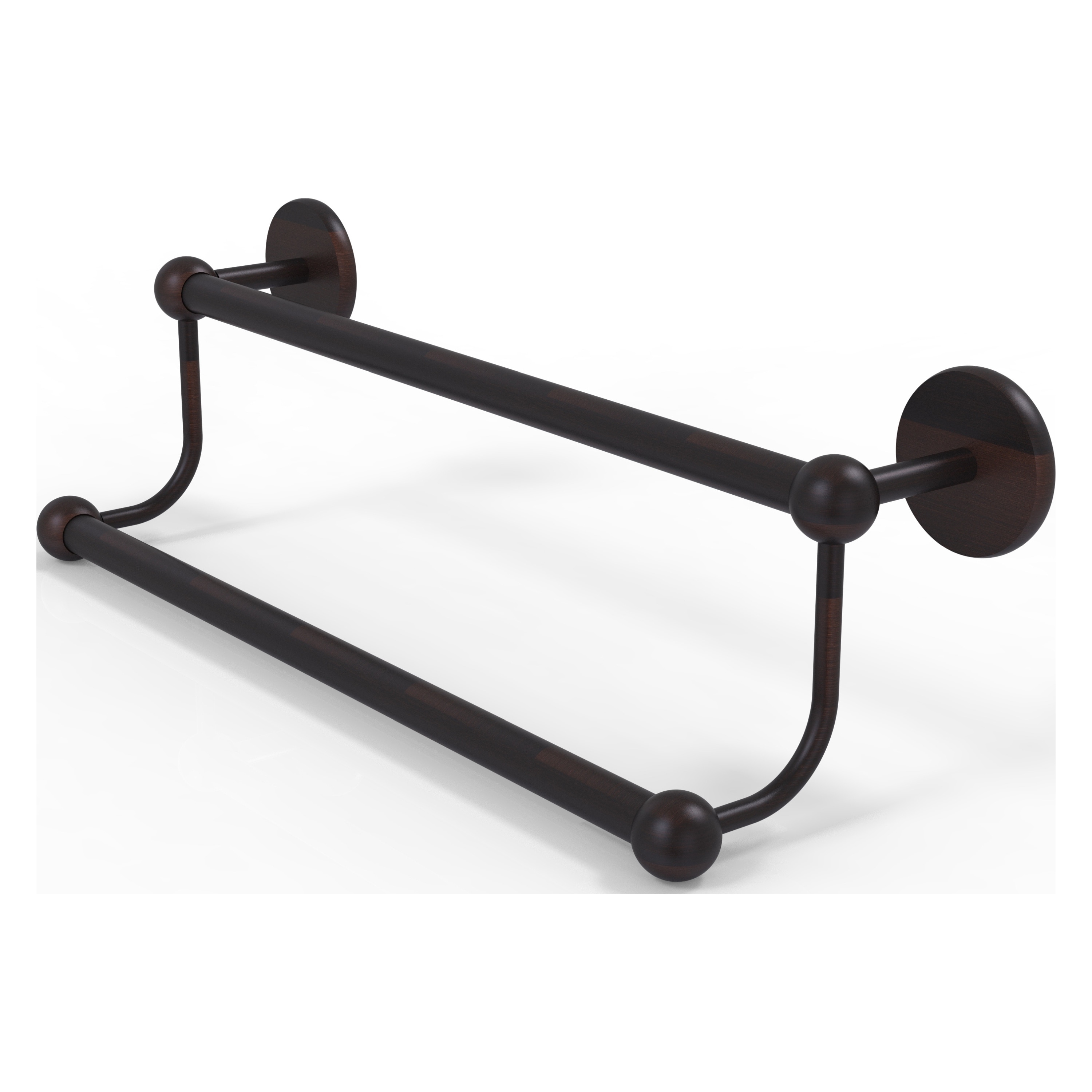 Allied Brass P1072/18-VB Prestige Skyline 18-in double Venetian Bronze Wall mount Double Towel Bar