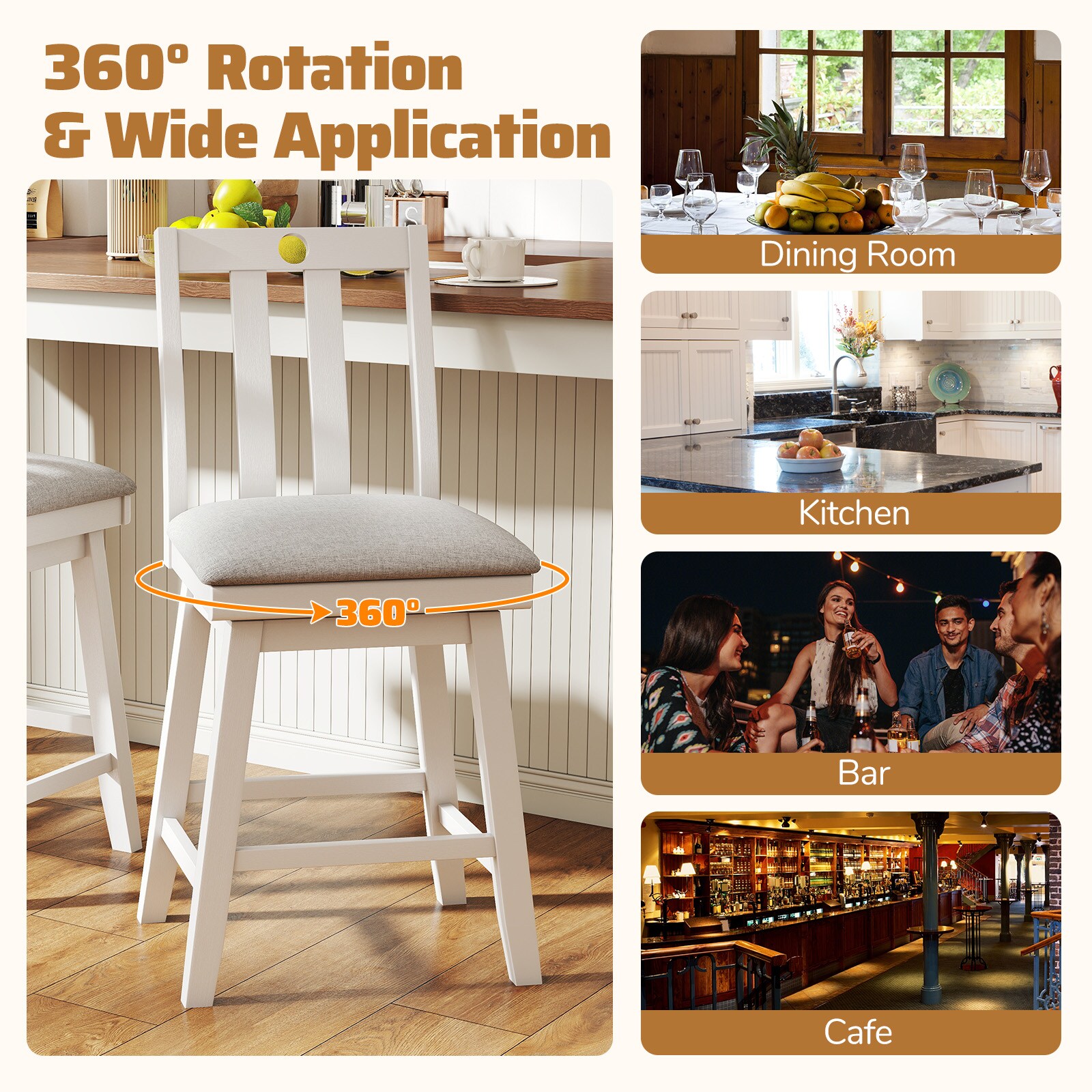 Ayelon SN12WH582 stools - View #6