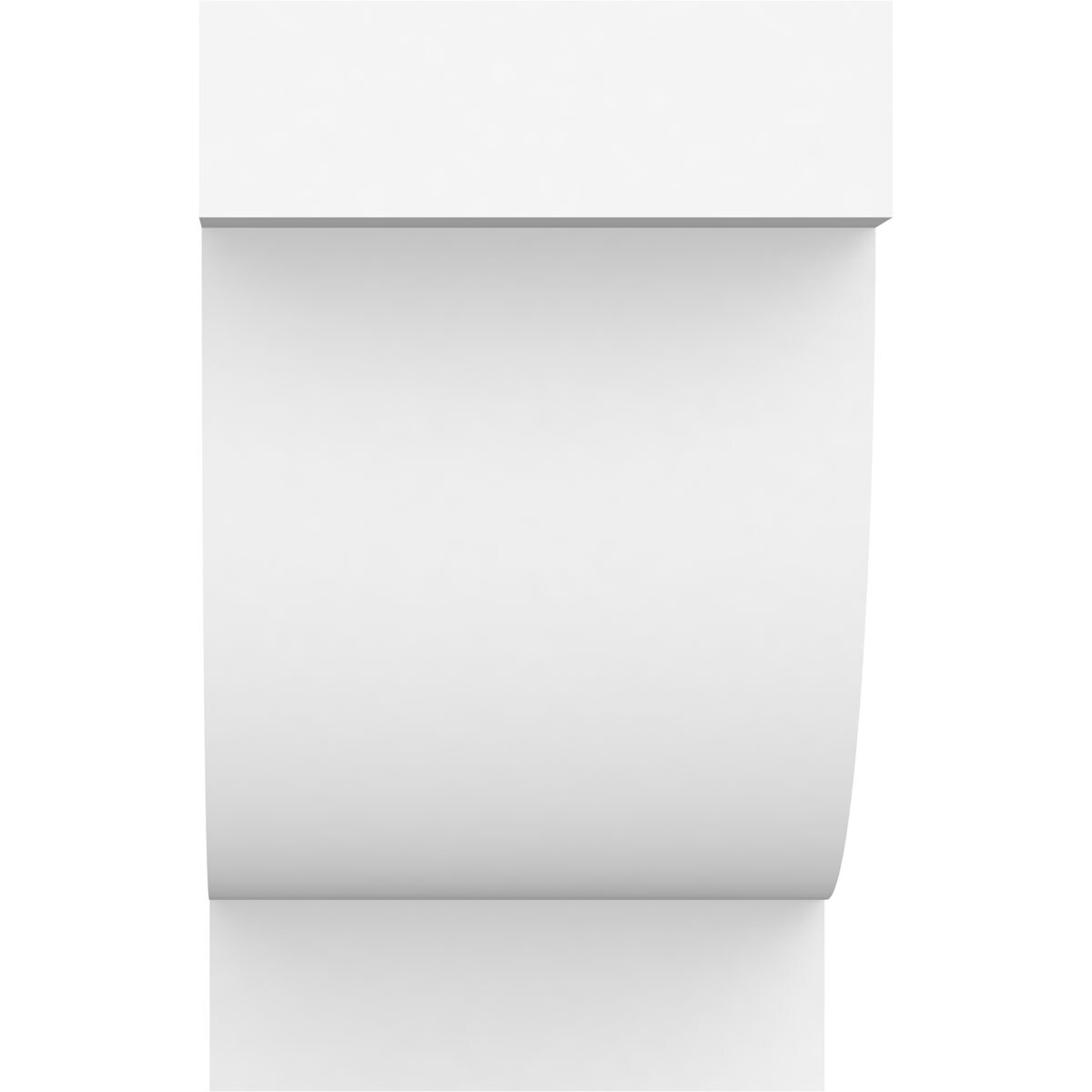 Ekena Millwork RFTP06X10X16ALP Exterior-Brackets-Braces - View #2