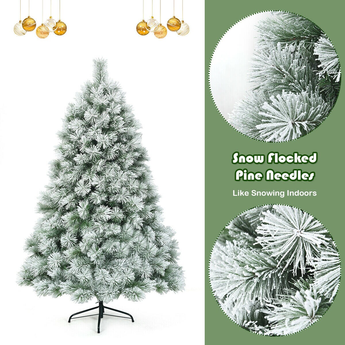 WELLFOR CM-HWY-22817 Artificial-Christmas-Trees - View #4