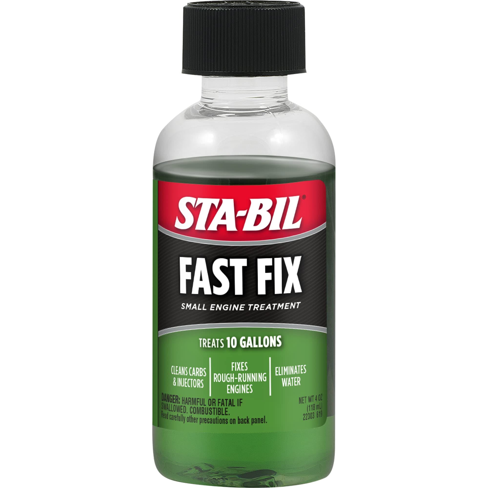  Fast Fix - Small Engine Treatment Cleans Carburetors Injectors Fixes Rough Running Engines Eliminates Water Carb Cleaner Fuel Injector Cleaner Treats Up to 10 Gallons 4oz