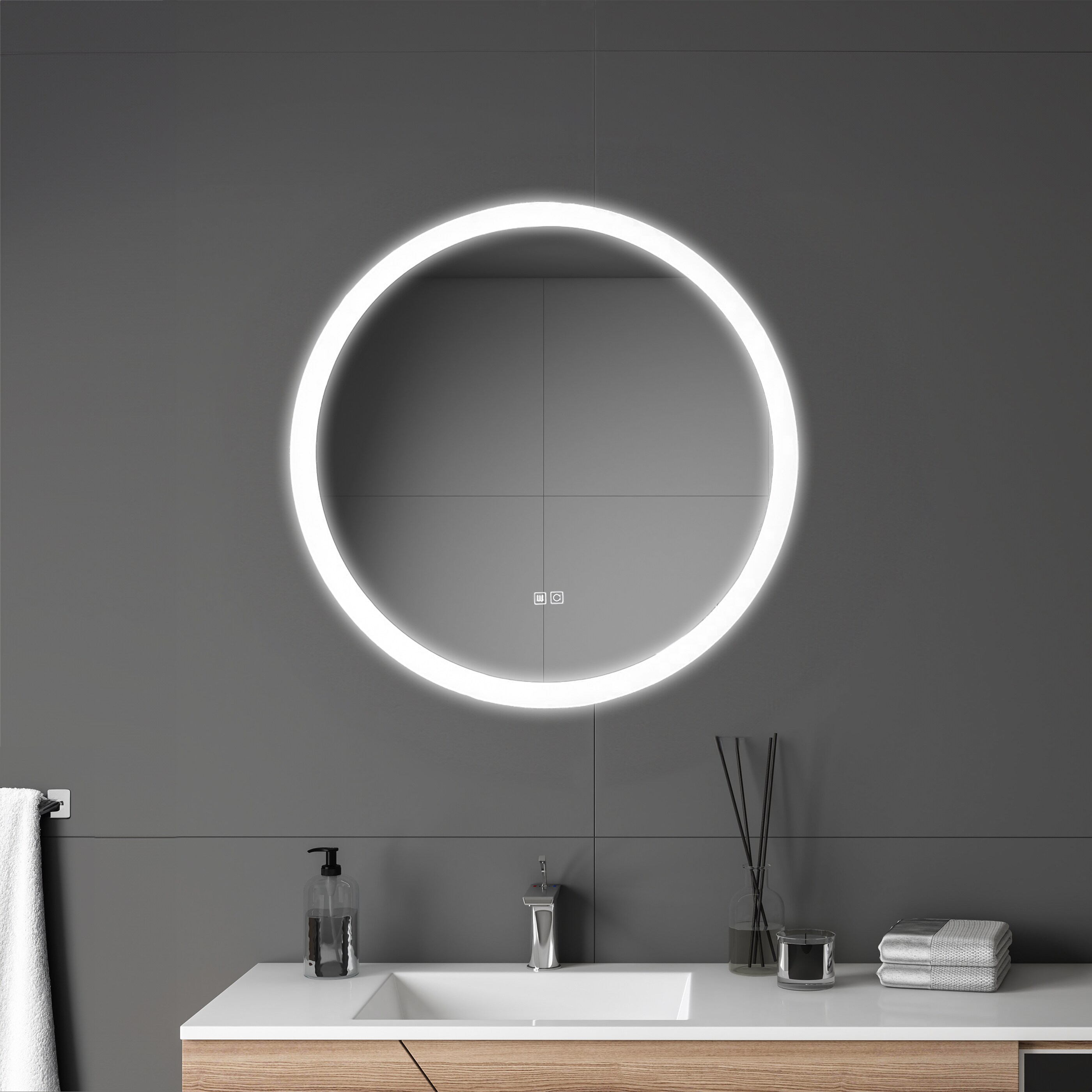 Dreamwerks LV-004 Framed-Bath-Mirrors - View #2