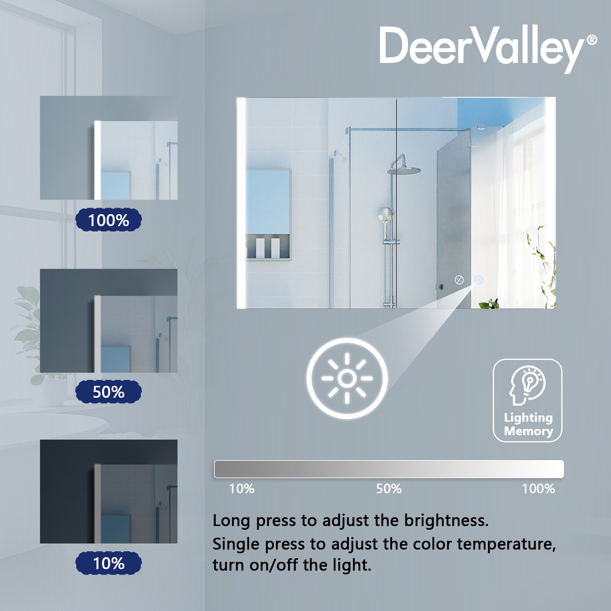 DeerValley DV-1VM0240 Framed-Bath-Mirrors - View #8