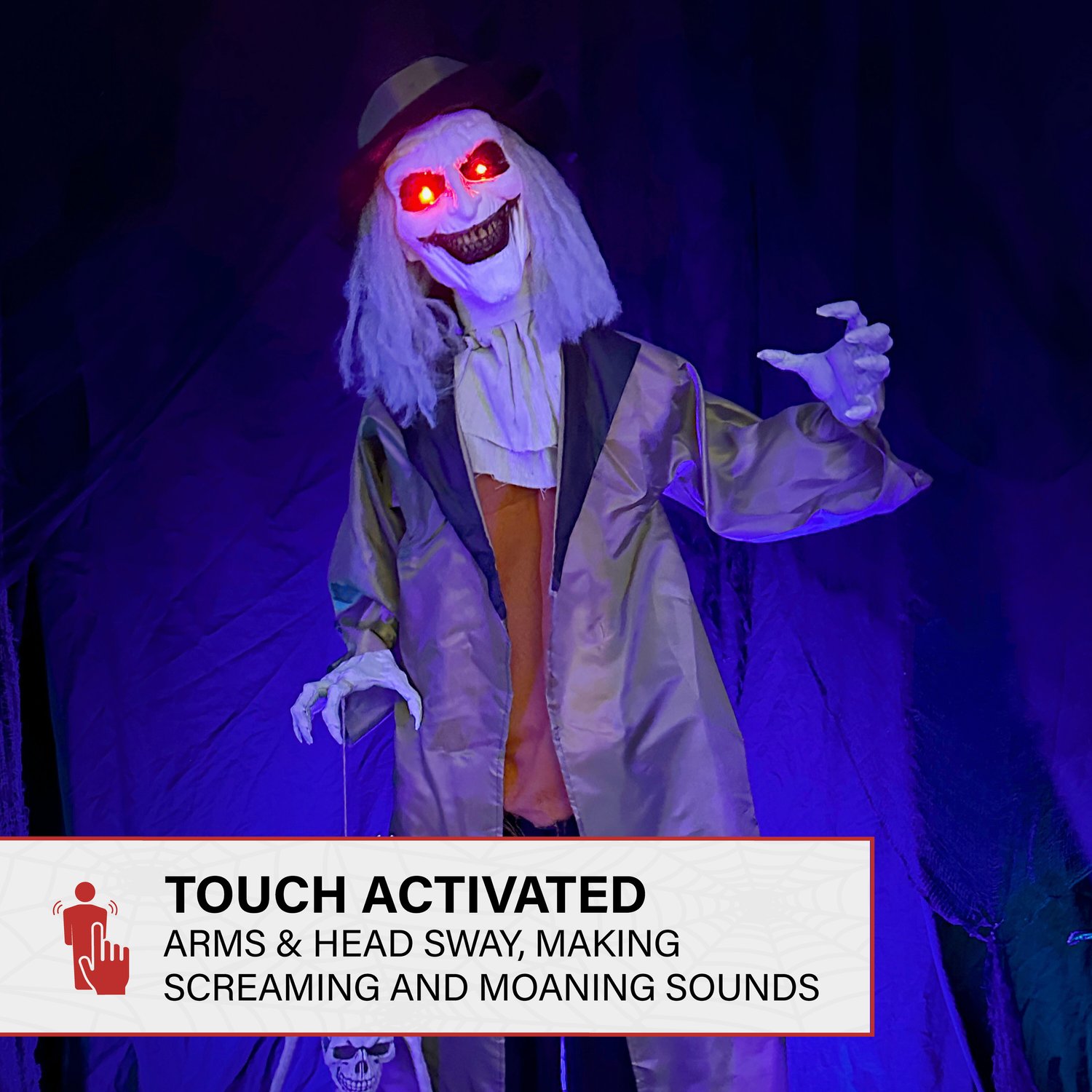 Haunted Hill Farm HHGRVKPR-1FLSA Halloween-Animatronics - View #6