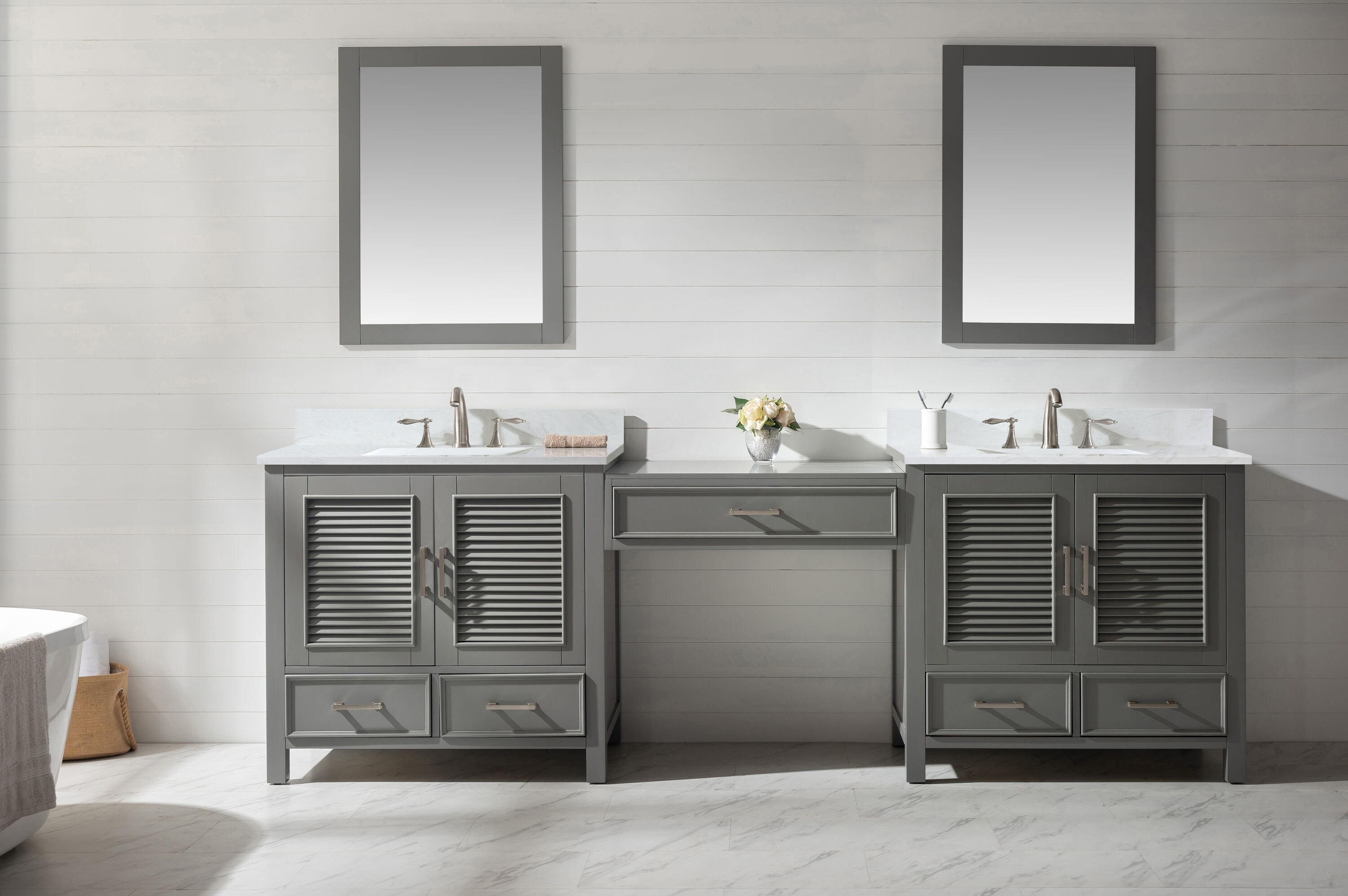 Design Element ES-102MC-GY Bath-Vanity-Combo - View #2