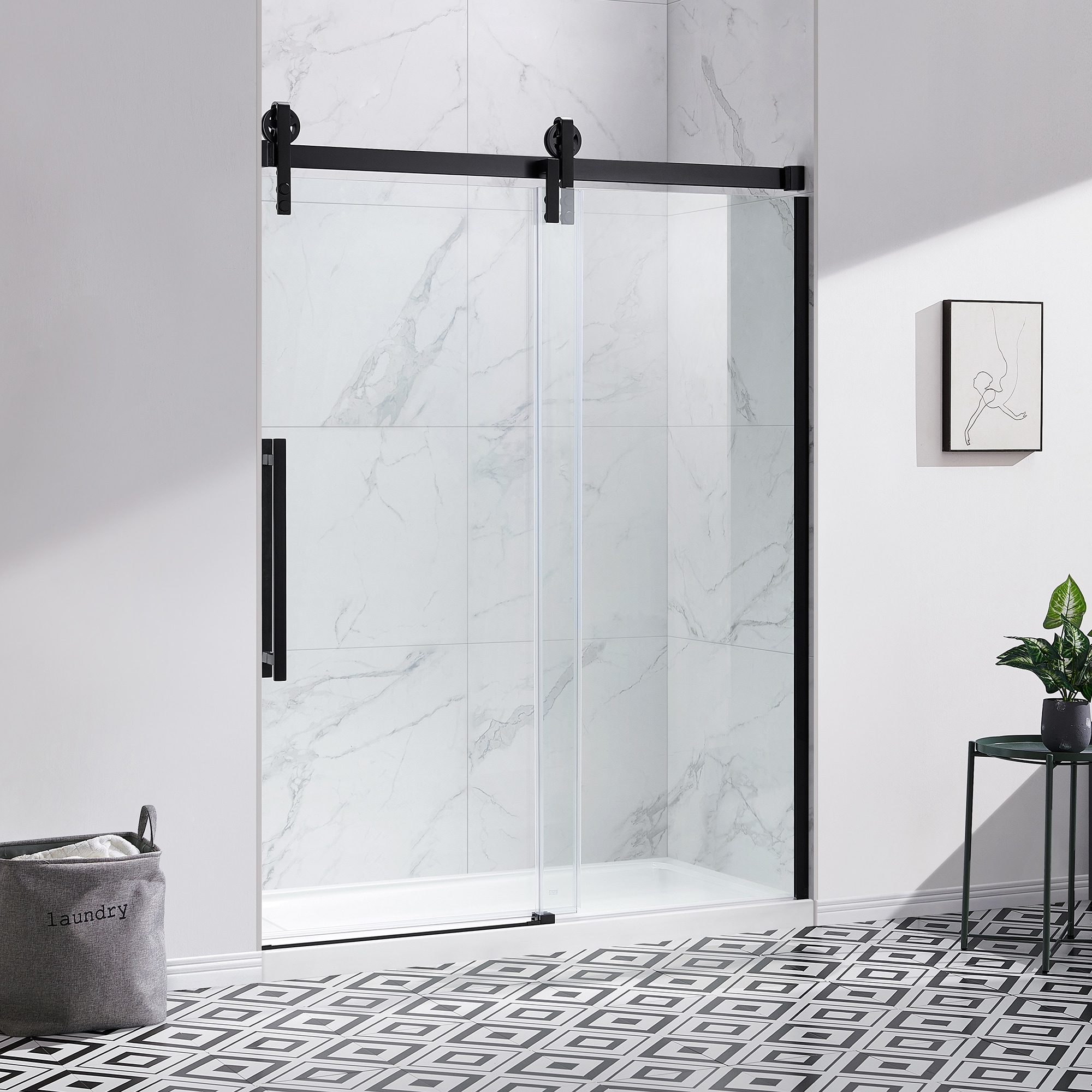 OVE Decors 15SGP-SEDO60-BLK Shower-Doors - View #3