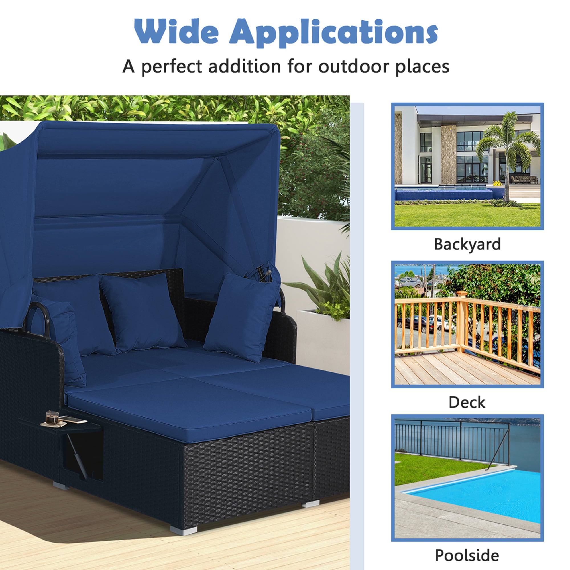 Costway LWS00062 Patio-Sofas-Daybeds - View #7