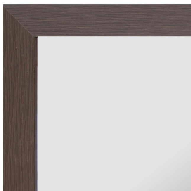 Gardner Glass Products 30-in W x 42-in H Espresso Mdf Modern/Contemporary Mirror  Frame Kit (Hardware Included in the Mirror Frame Kits department at