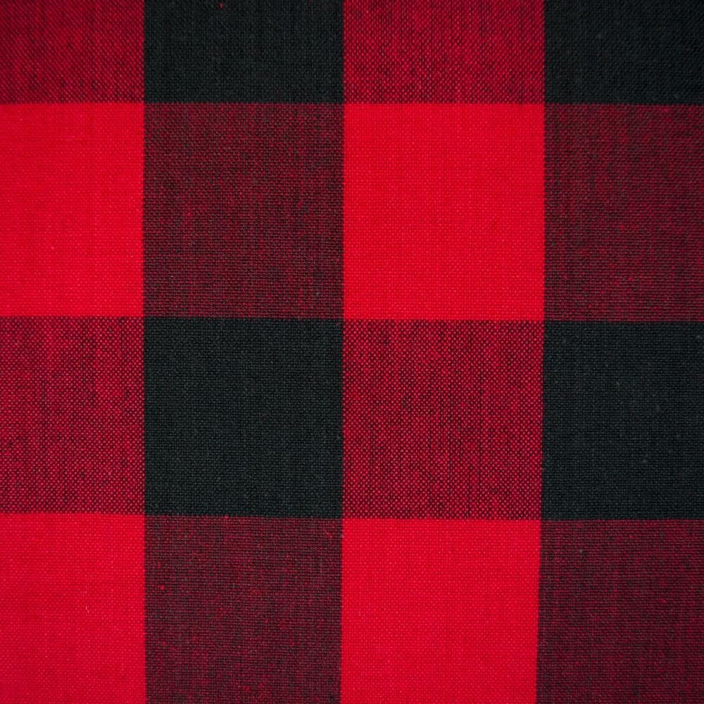 Servitex Flash-Dri Red And Black Gingham Checks Cotton In Packaging - Ruby  Lane