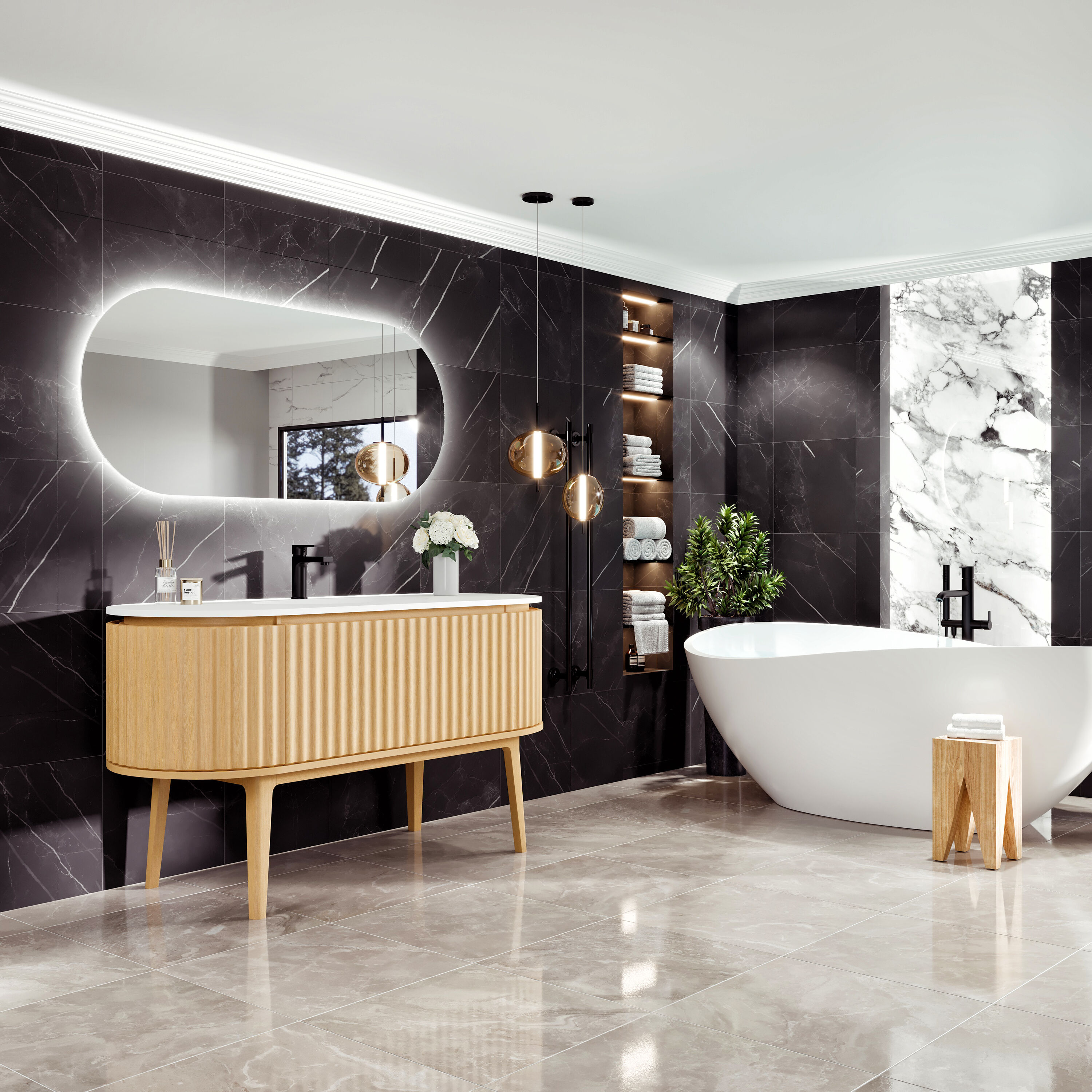 Eviva EVVN202-55OAK-FS Bath-Vanity-Combo - View #7