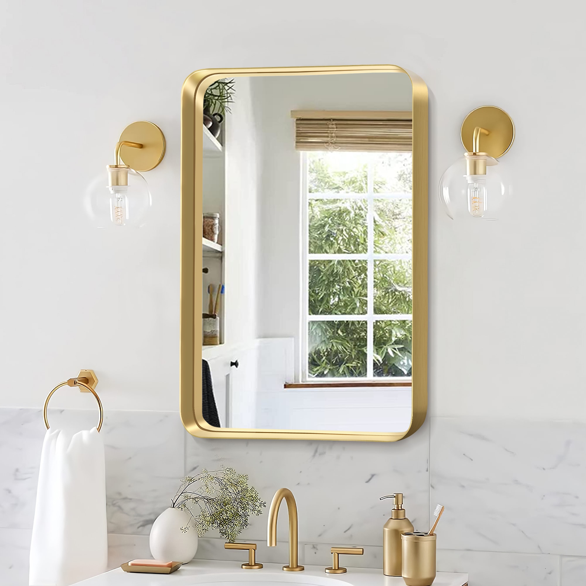 Dovelina LS-A-MR01116 Framed-Bath-Mirrors - View #4
