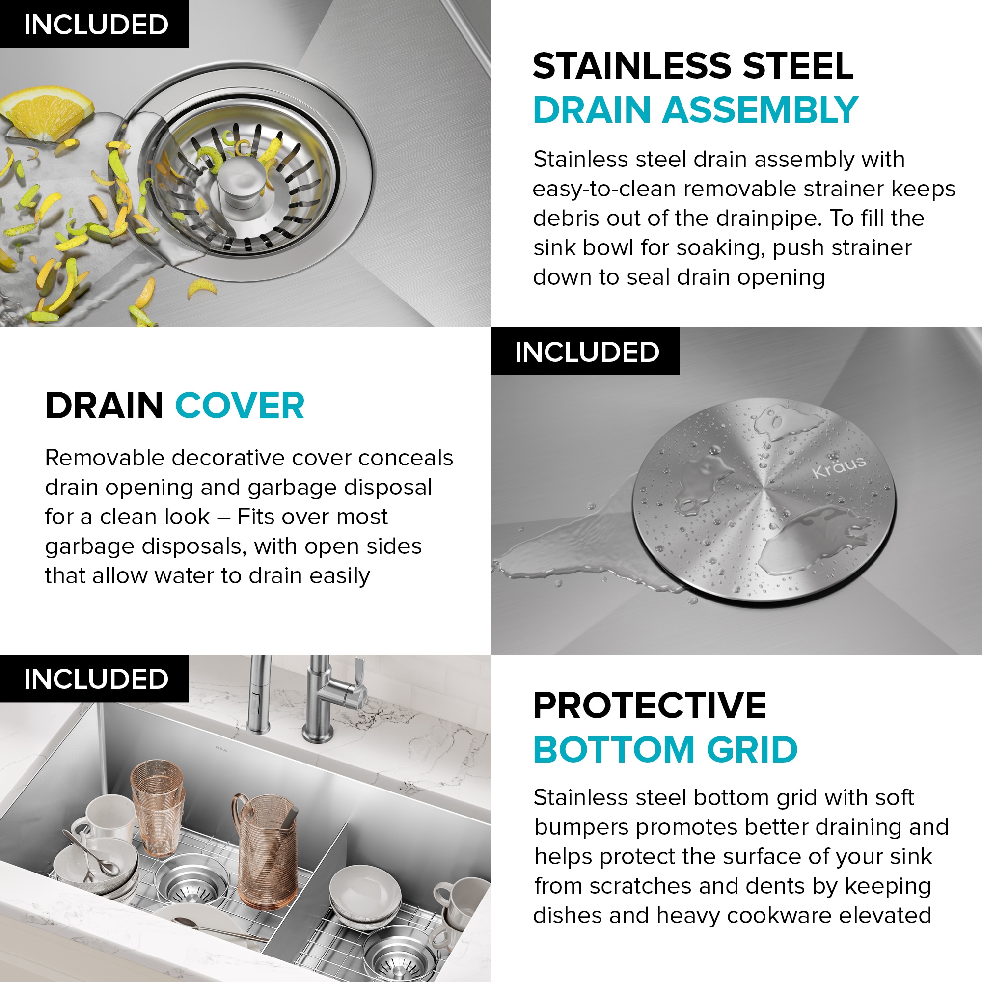 Kraus KHU103-32 Kitchen-Sinks - View #12