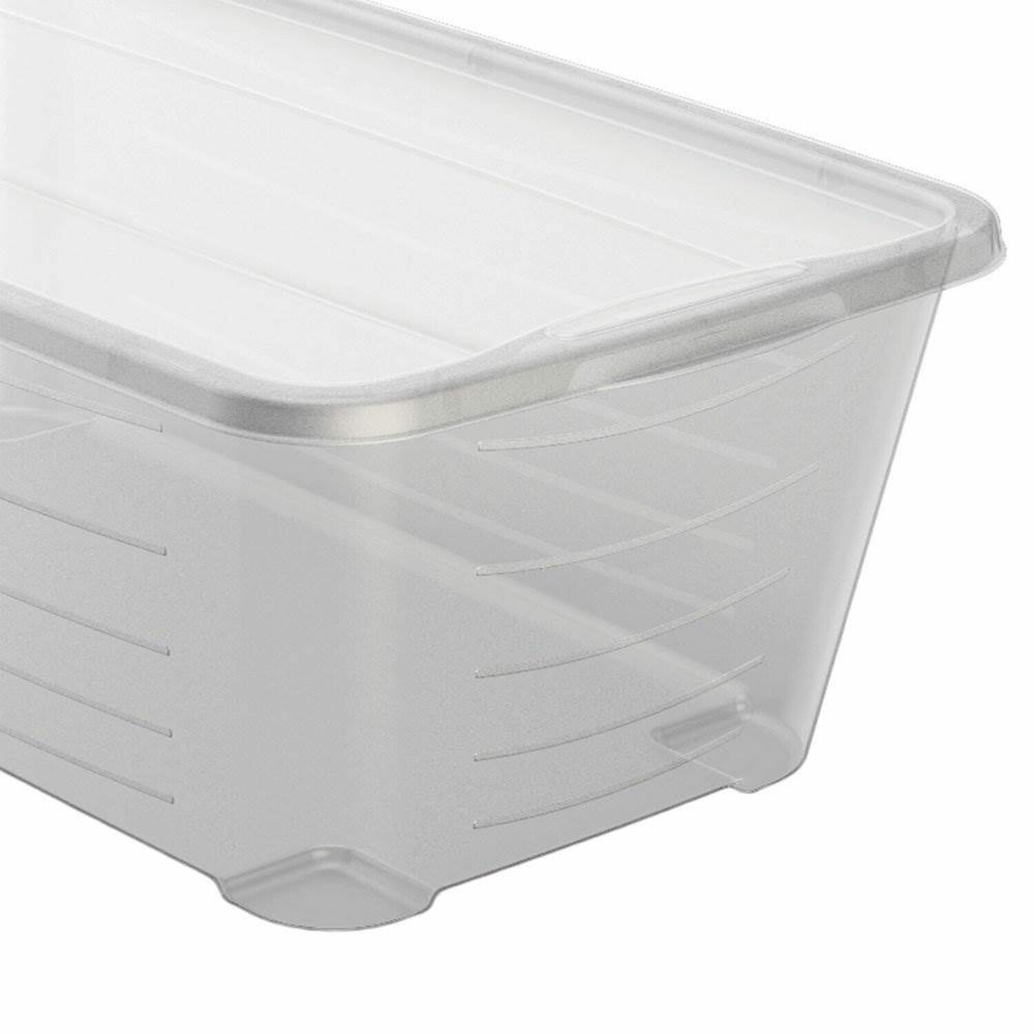 Life Story Clear Stackable Closet & Storage Box 34 Quart