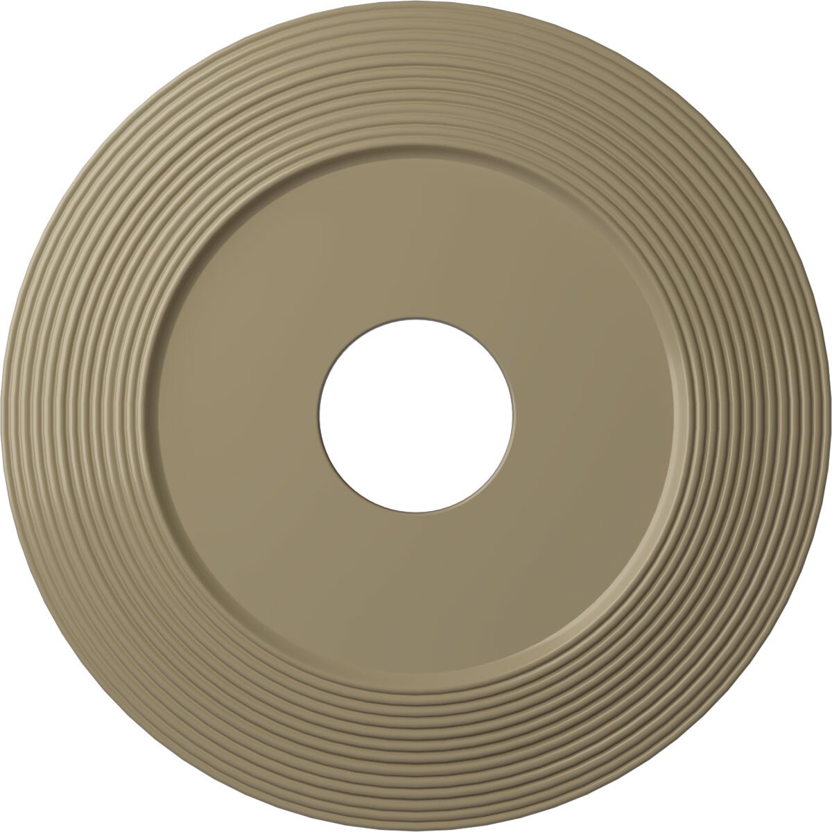 Ekena Millwork CM16ADGDF Adonis 16.125-in W x 16.125-in L Painted Gobi Desert Polyurethane Whole Ceiling Medallion