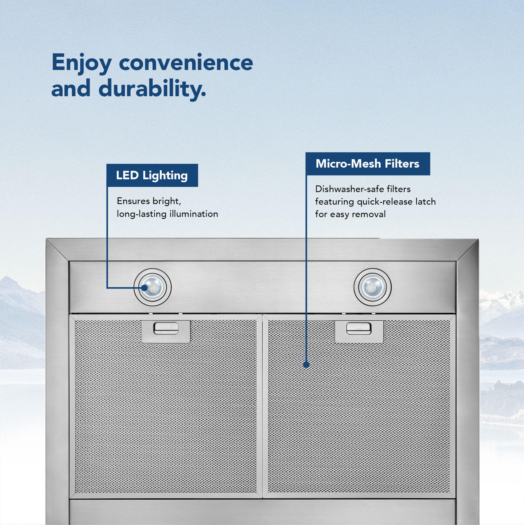 Broan BWP1244SS Wall-Mounted-Range-Hoods - View #7