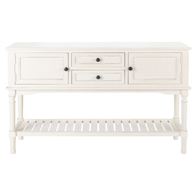 Safavieh Tate Farmhouse Distressed, Farmhouse Console Table With Drawers