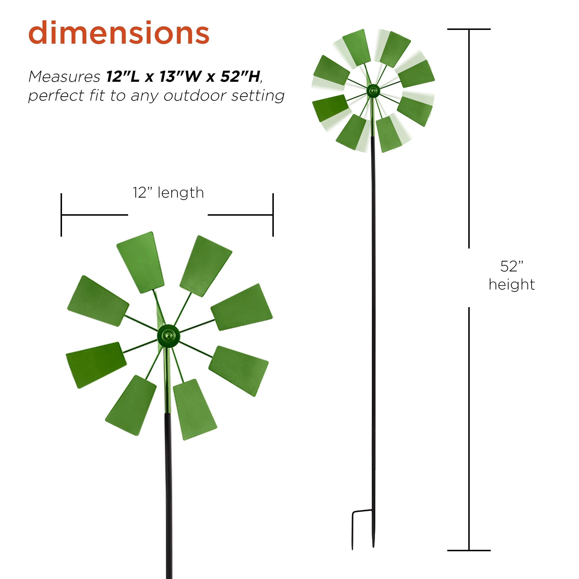 Alpine Corporation KIY102GN Wind-Spinners - View #3