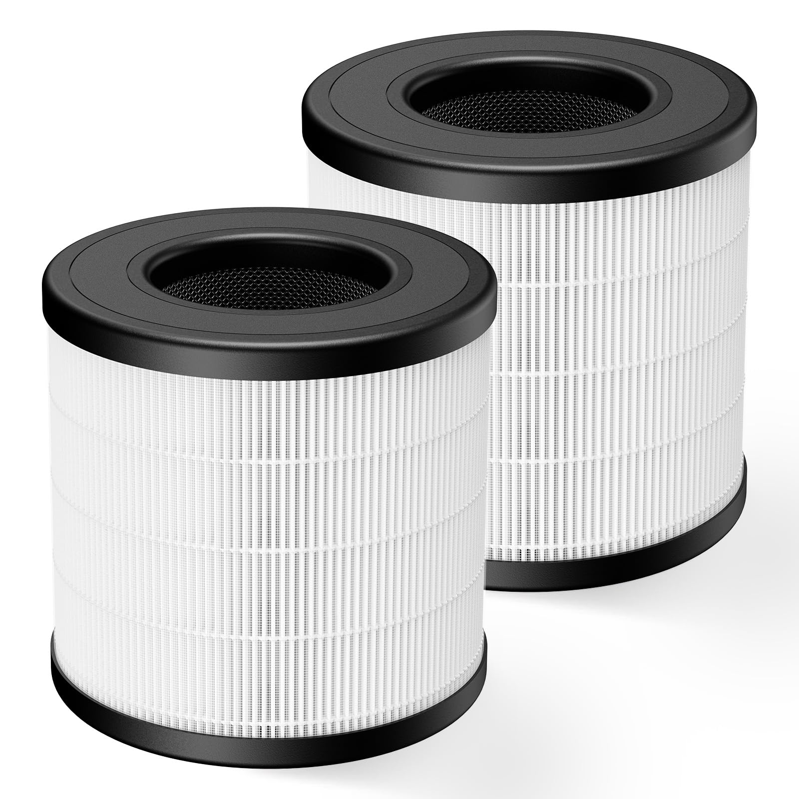 Misopily 2 Pack PU-P05 AC201B HEPA Replacement Filter Compatible with Fulminare PU-P05 and Purivortex AC201B Air Purifiers for Home Pets Dander #LMS0805M430