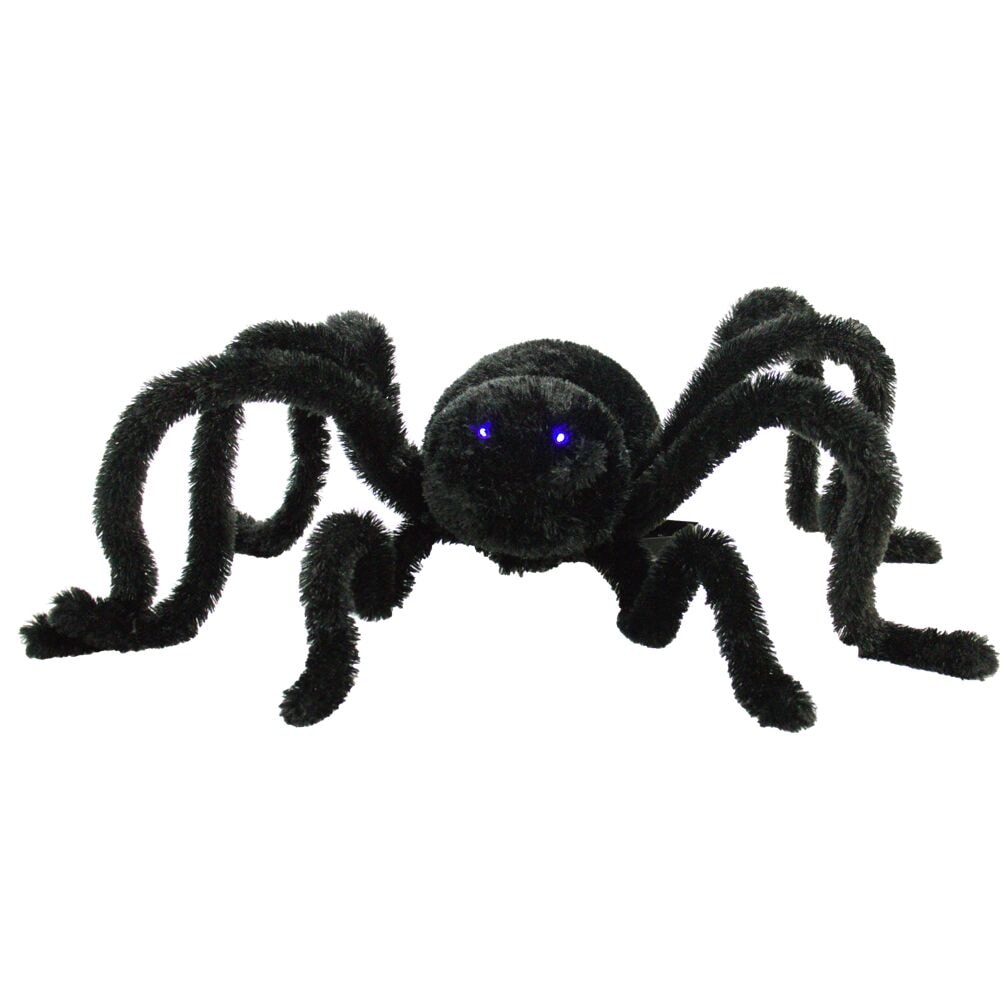 Haunted Hill Farm 1-ft Freestanding Talking Lighted Archina Spider 