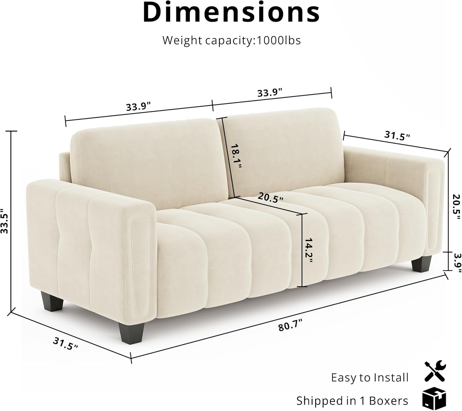 Likimio USADZ11N1062387 Sofas-Loveseats - View #2