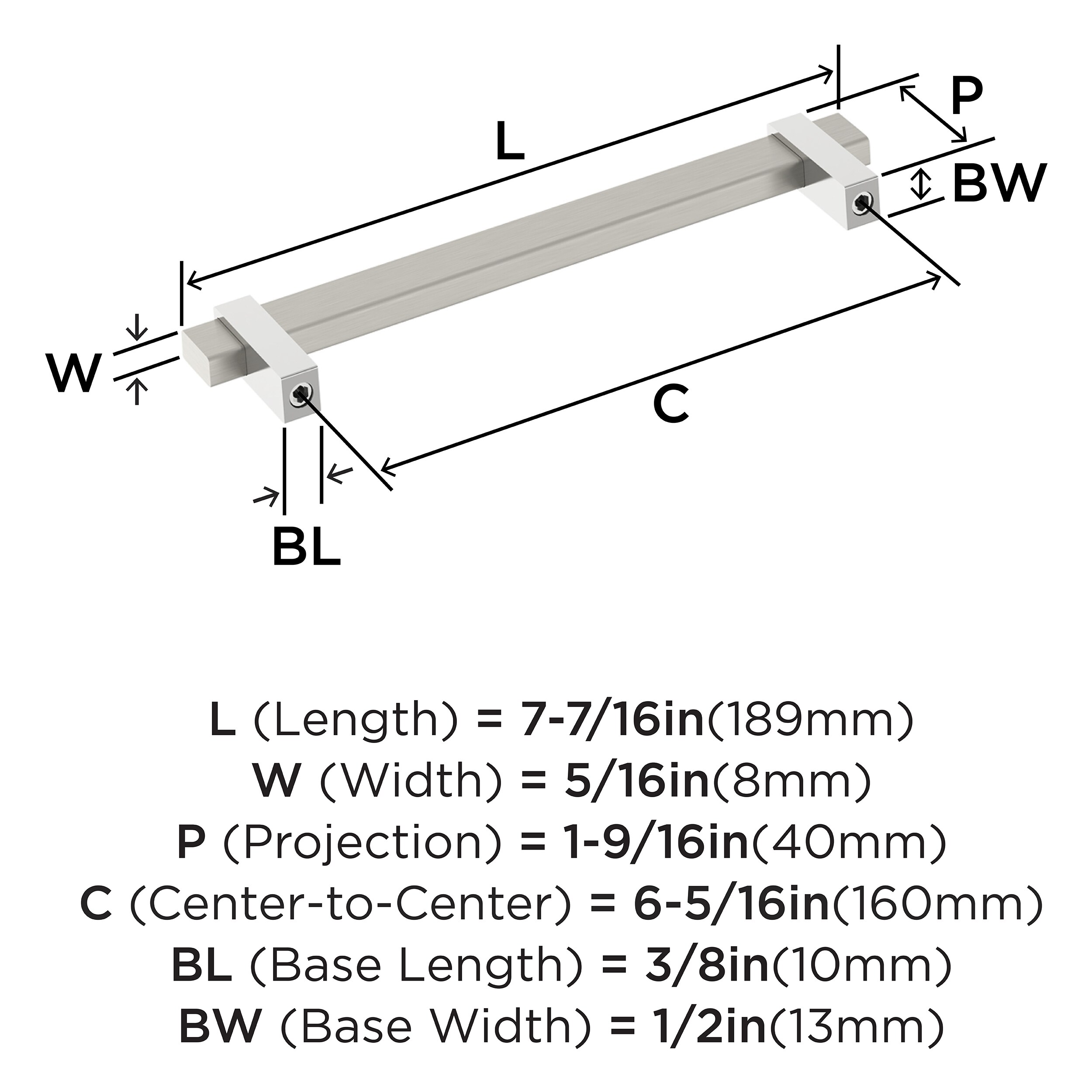 Amerock BP36727G1026 Cabinet-Pulls - View #4