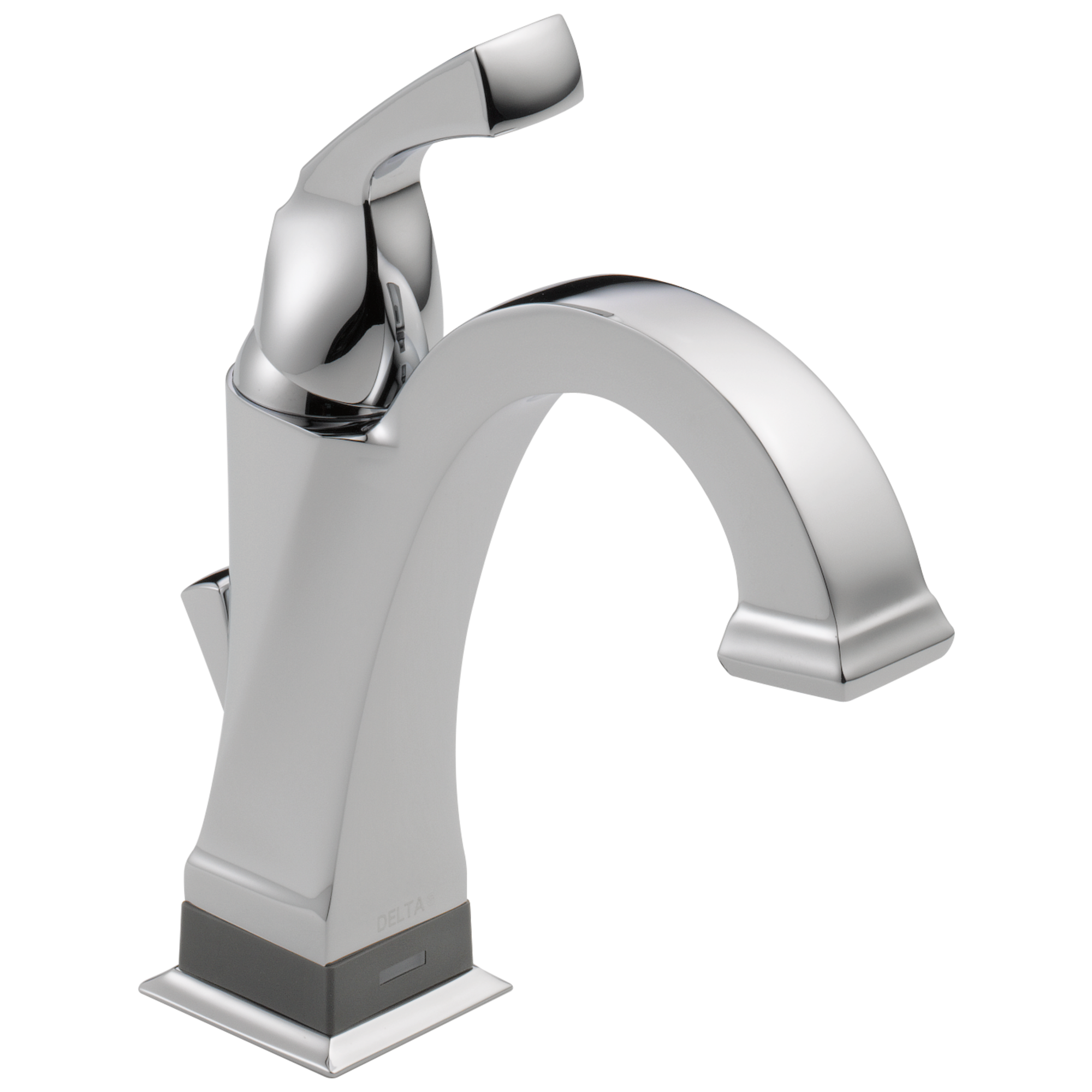 Modern Chrome Single Hole Touchless Bathroom Faucet