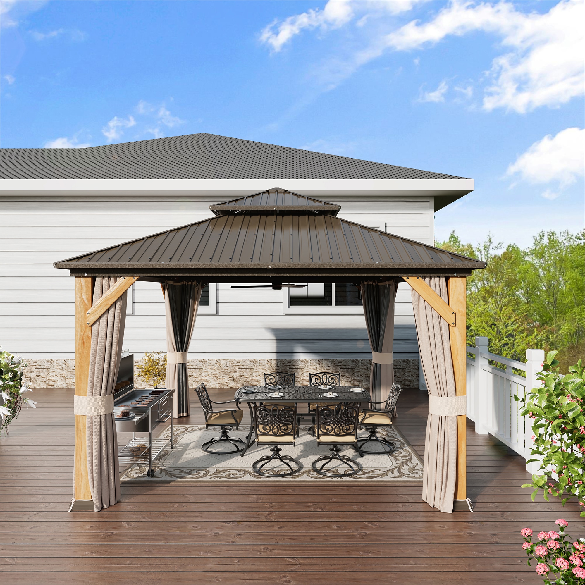 Mondawe MO-DLOS17025 Wood-Resin-Gazebos - View #13