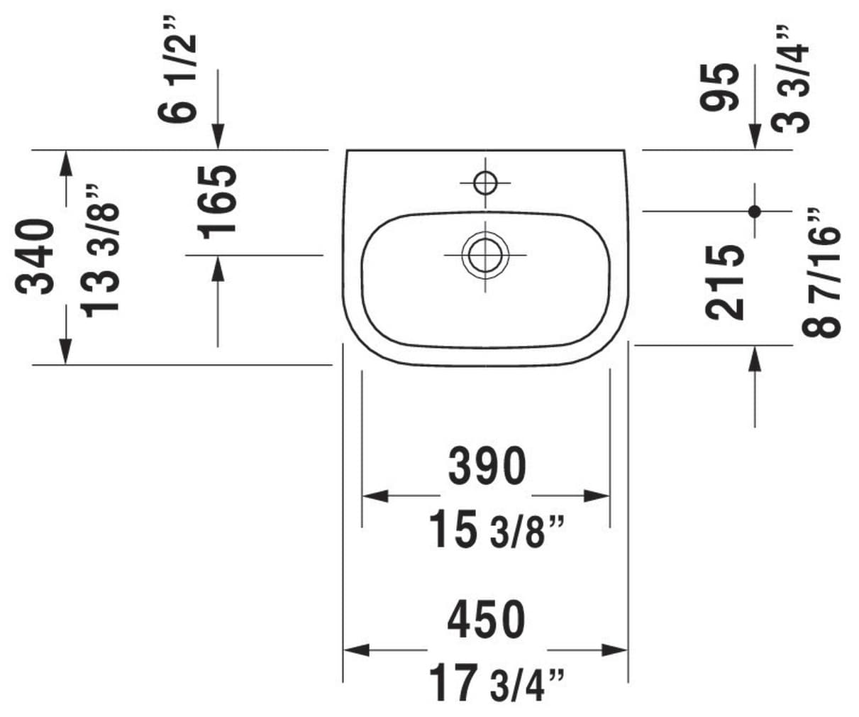 Duravit 07054500002 Bath-Sink - View #7