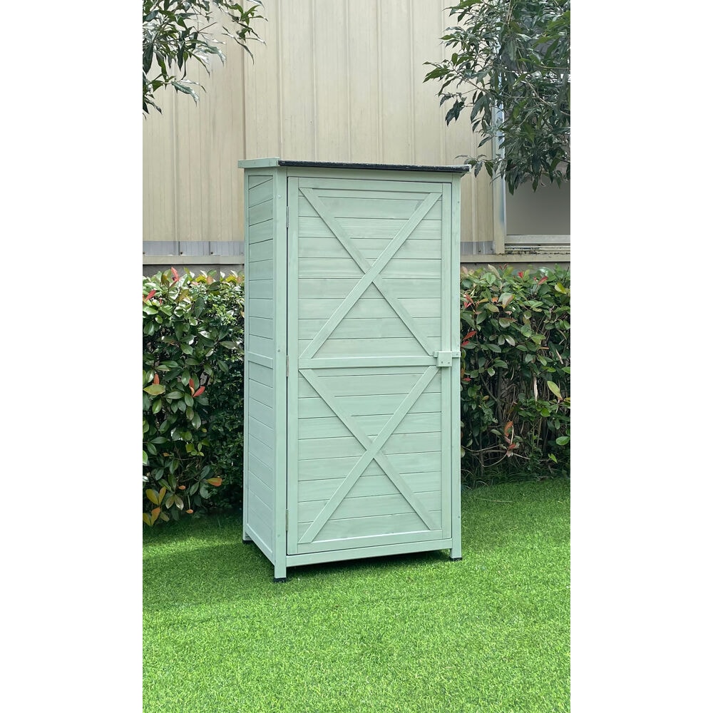 Hanover HANWS0107-GRN Small-Outdoor-Storage - View #5