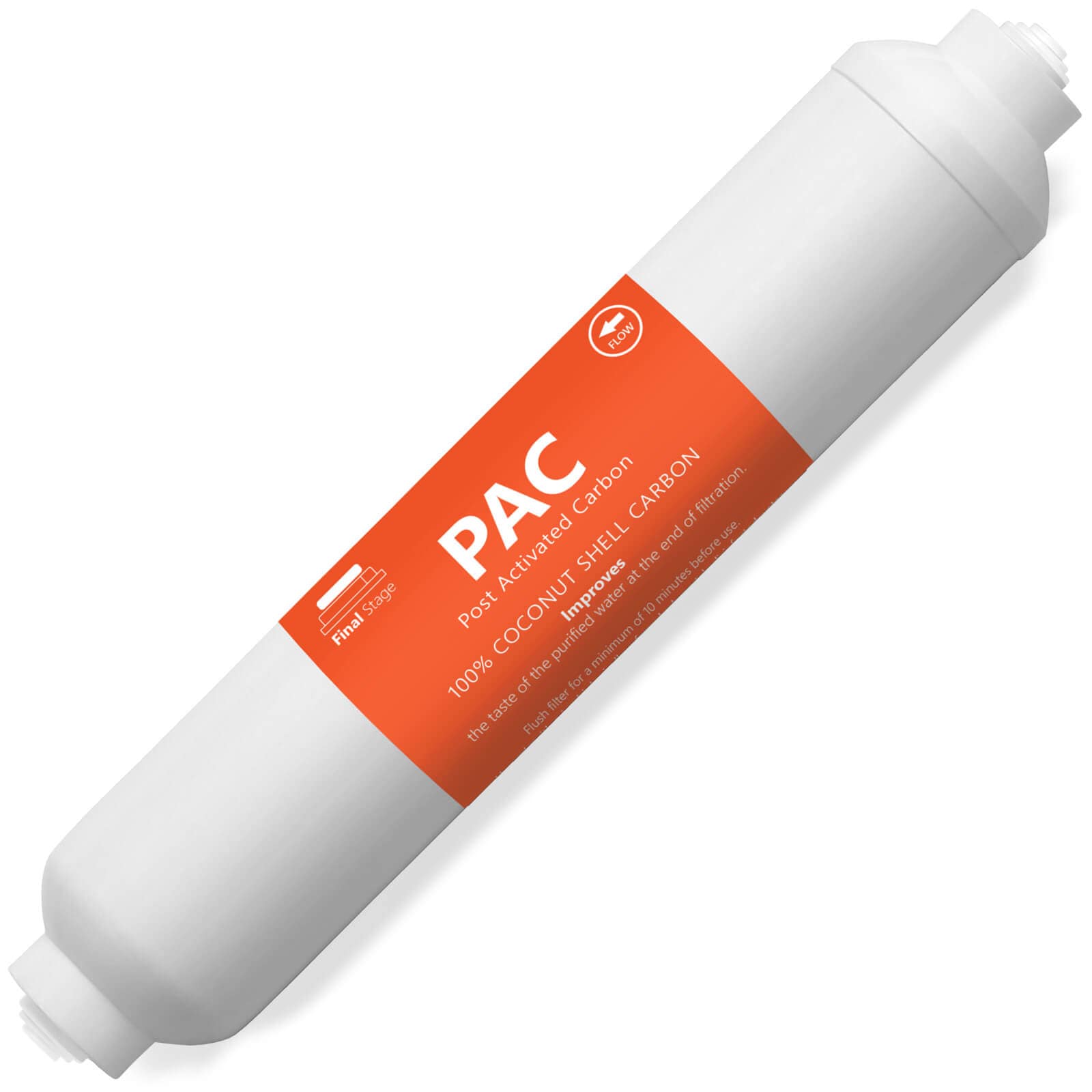 Express Water FLTIN01Q FLTIN01Q 1 Pack Post Activated Carbon Coconut shell carbon Under sink Replacement Filter