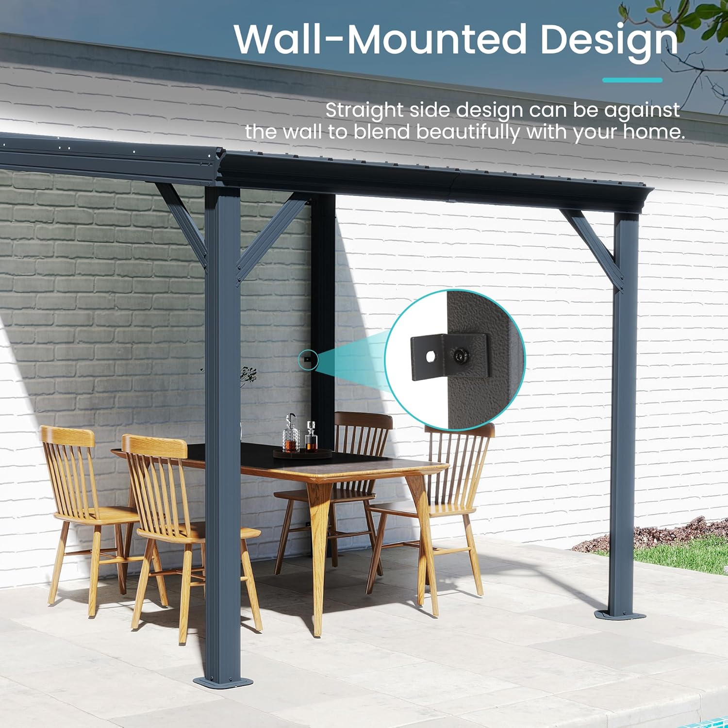 ToolCat LS2-68-HW Wood-Resin-Gazebos - View #3