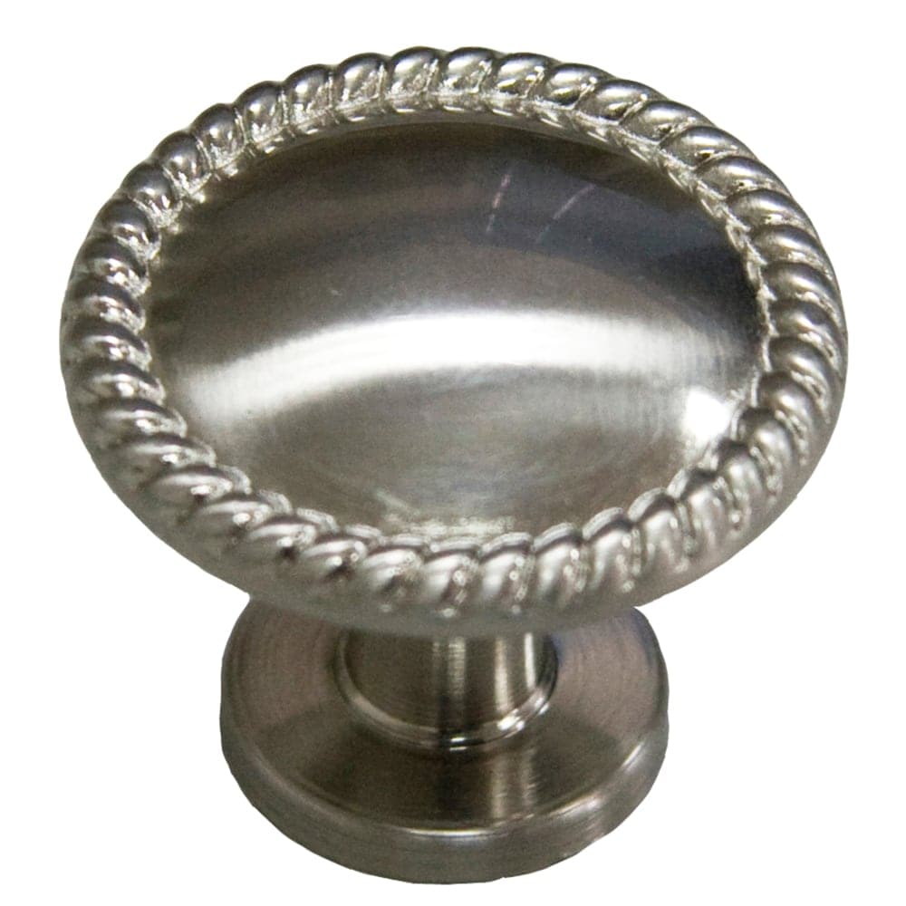 allen + roth DMZ-11239 Anika 1-1/4-in Satin nickel Round Transitional Cabinet Knob
