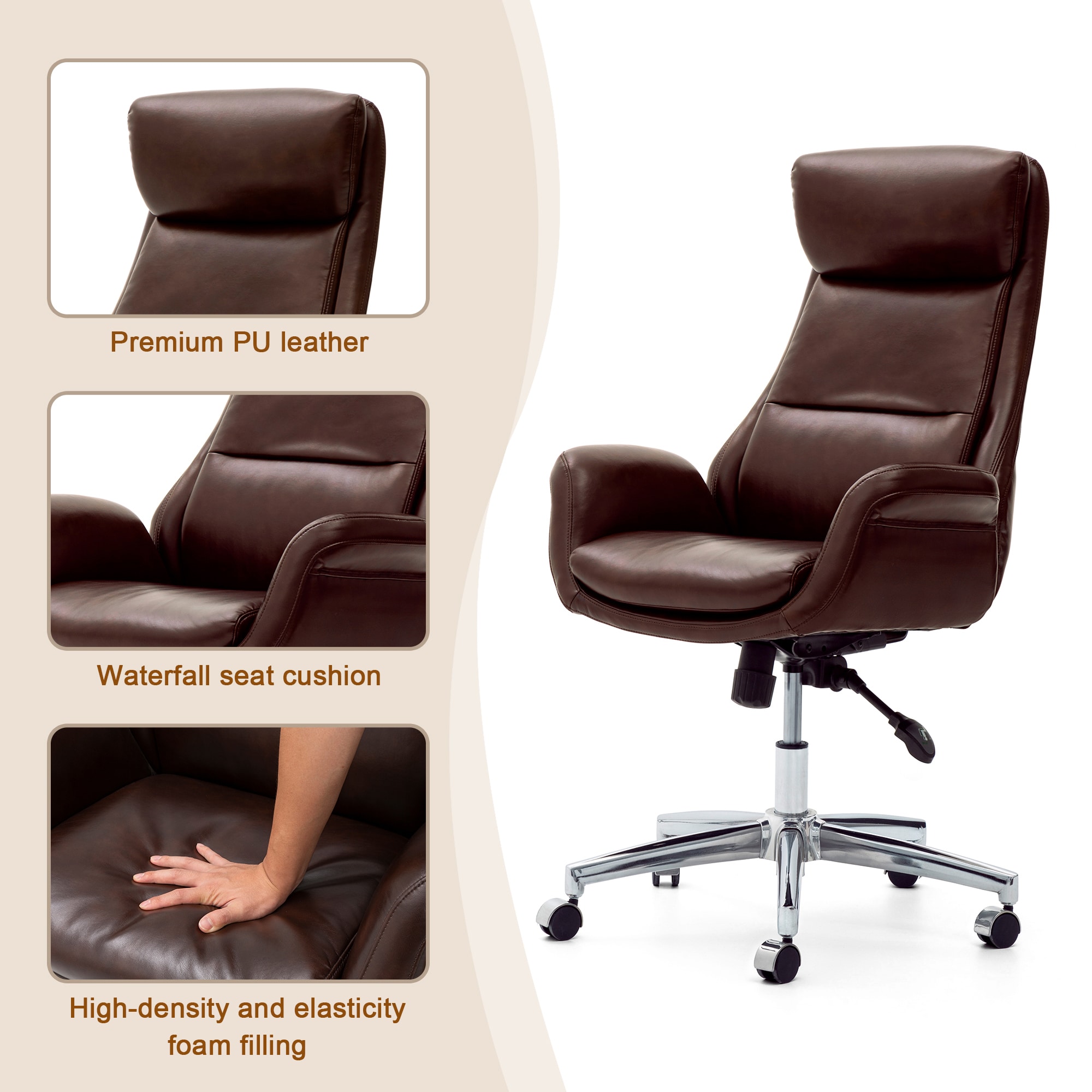 Glitzhome 1009202150 Office-Chairs - View #5