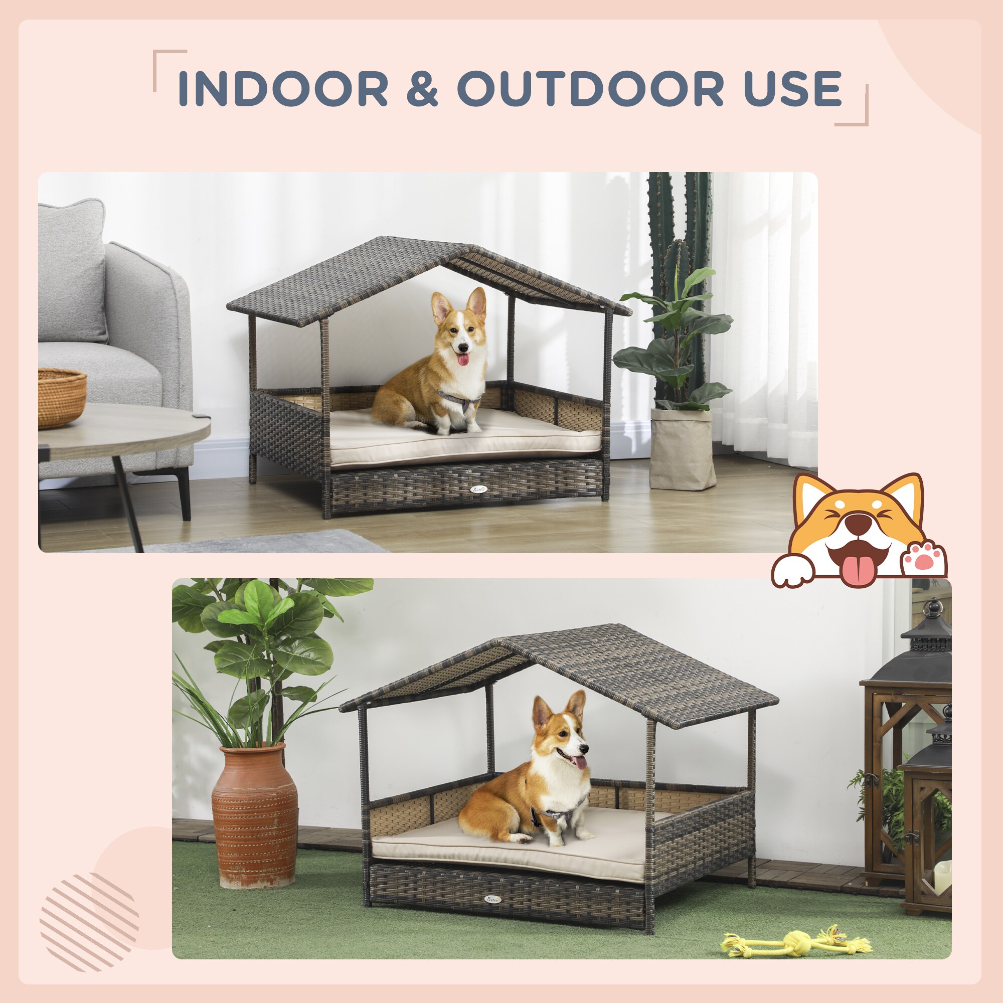PawHut D02-029V00KK Pet-Beds - View #7